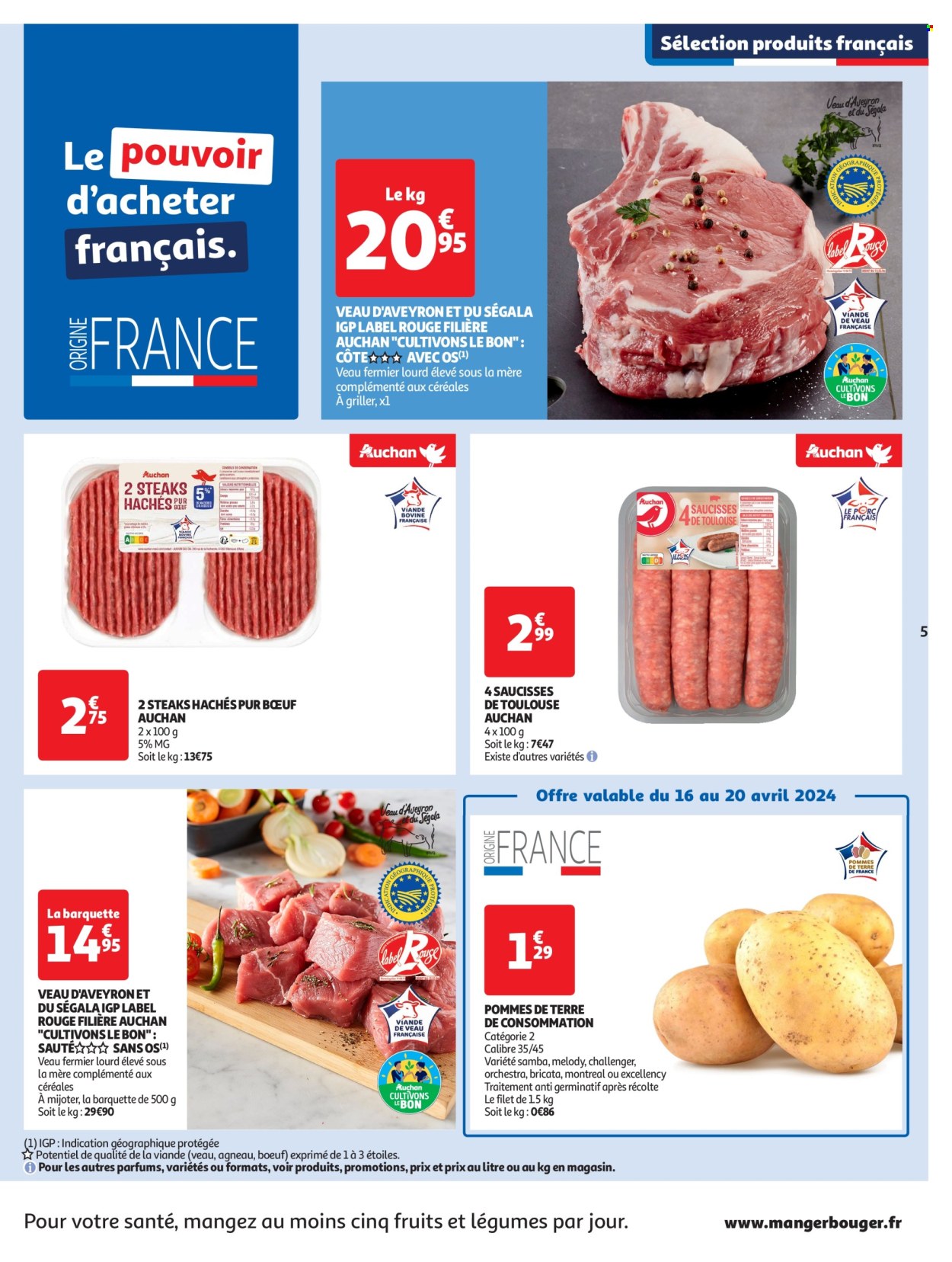Catalogue Auchan - 16.04.2024 - 21.04.2024. 