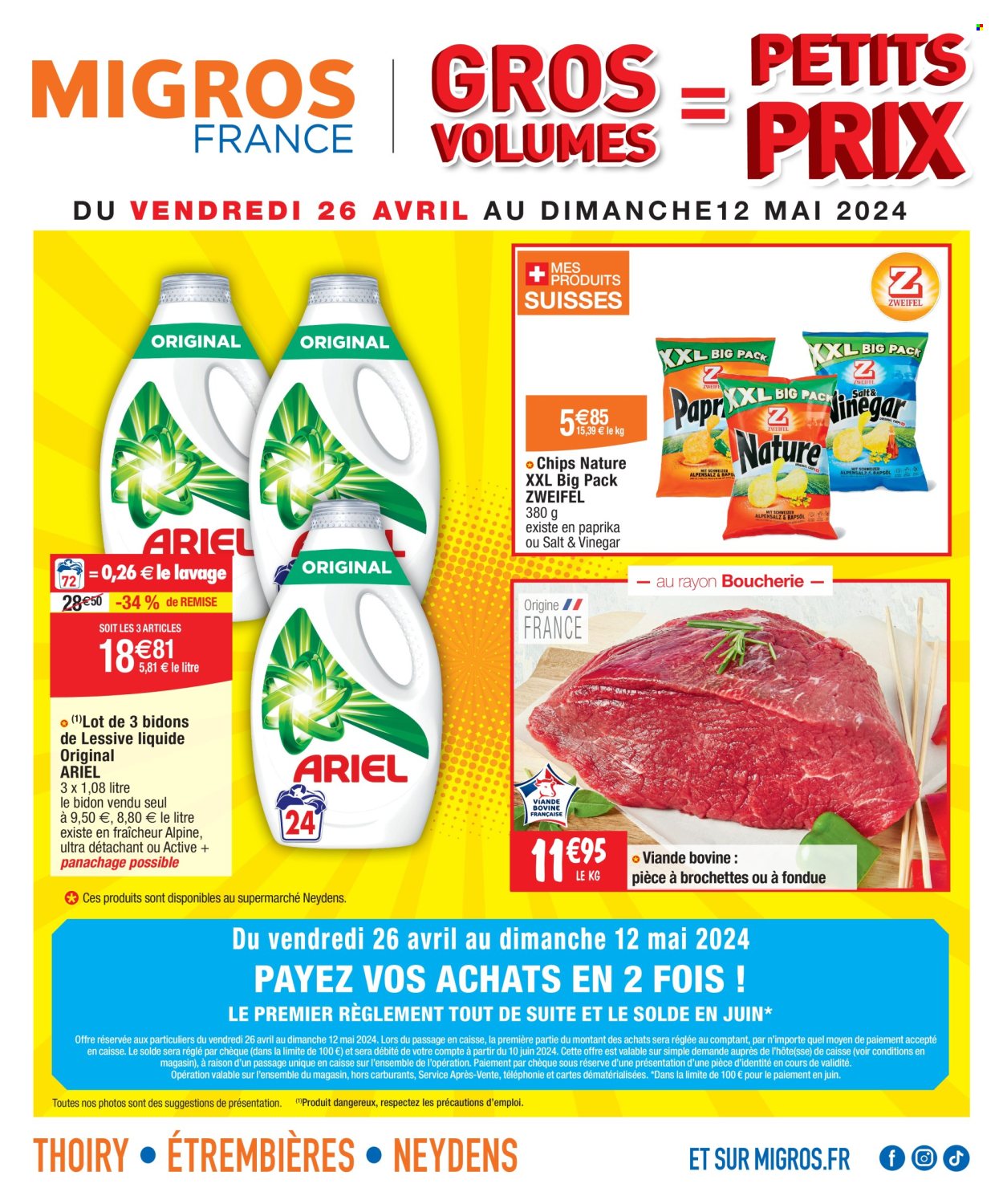 Catalogue Migros France - 26.04.2024 - 12.05.2024. 