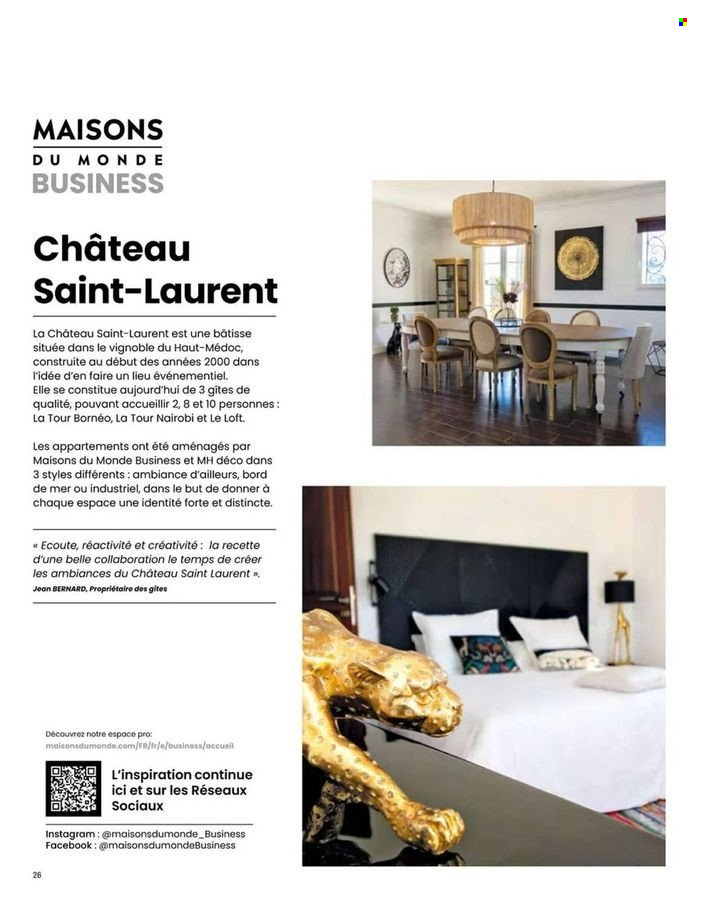 Catalogue Maisons du Monde. 