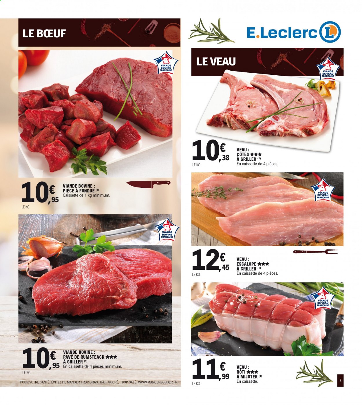 Catalogue E.Leclerc - 02.01.2021 - 09.01.2021. Page 3.