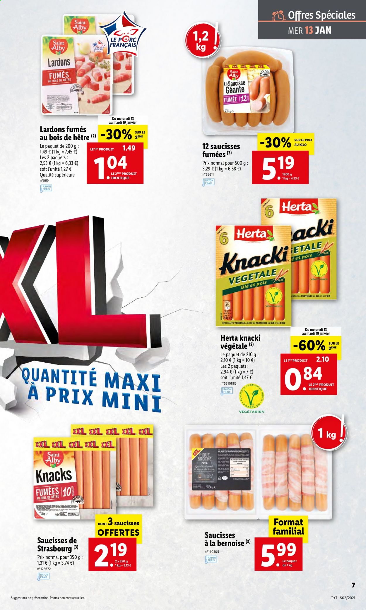 Catalogue Lidl - 13.01.2021 - 19.01.2021. Page 7.
