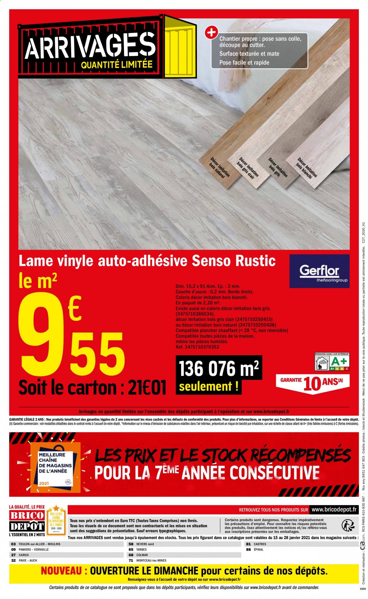 Catalogue Brico Dépôt - 15.01.2021 - 28.01.2021. 