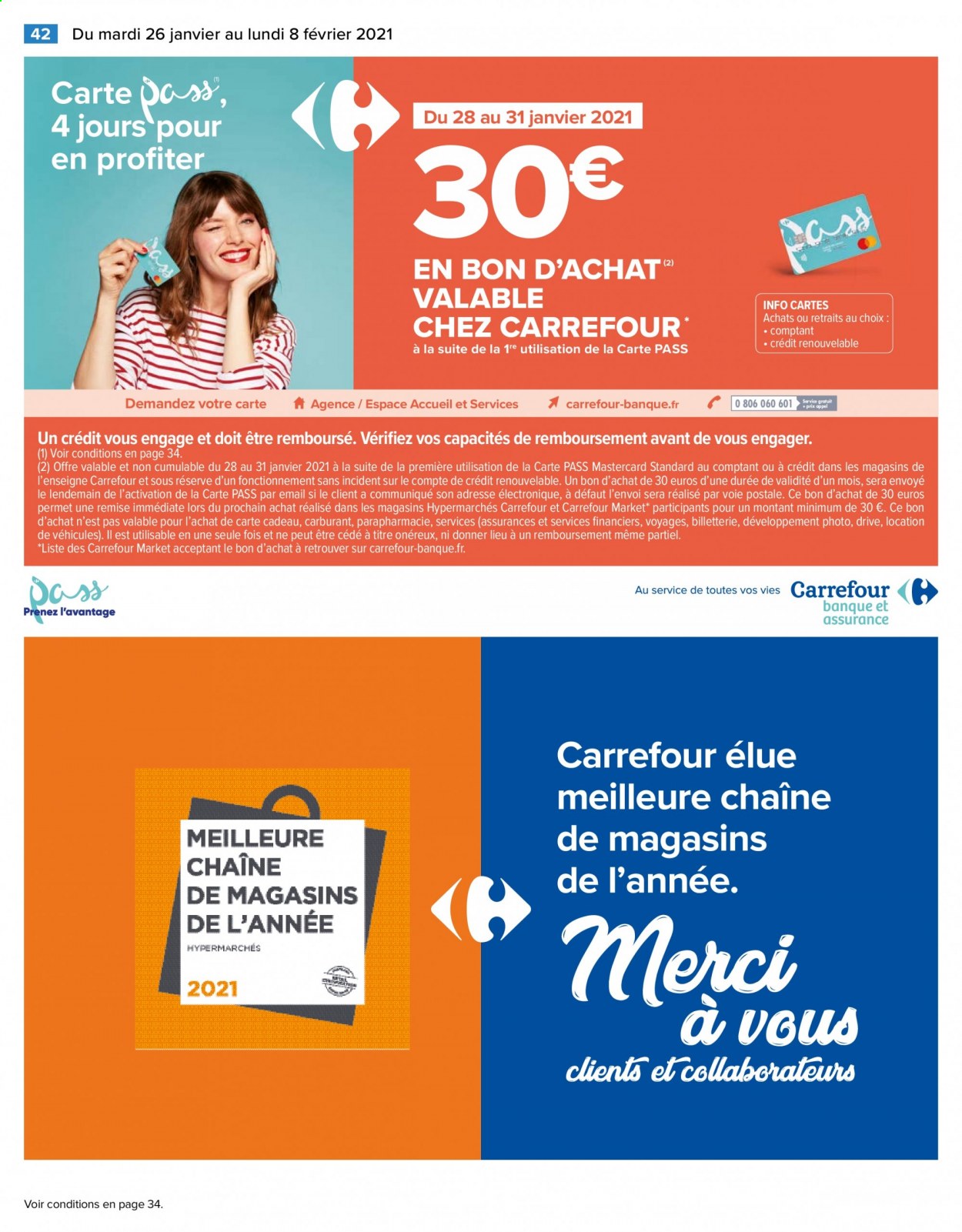 Catalogue Carrefour Hypermarchés - 26.01.2021 - 08.02.2021. 
