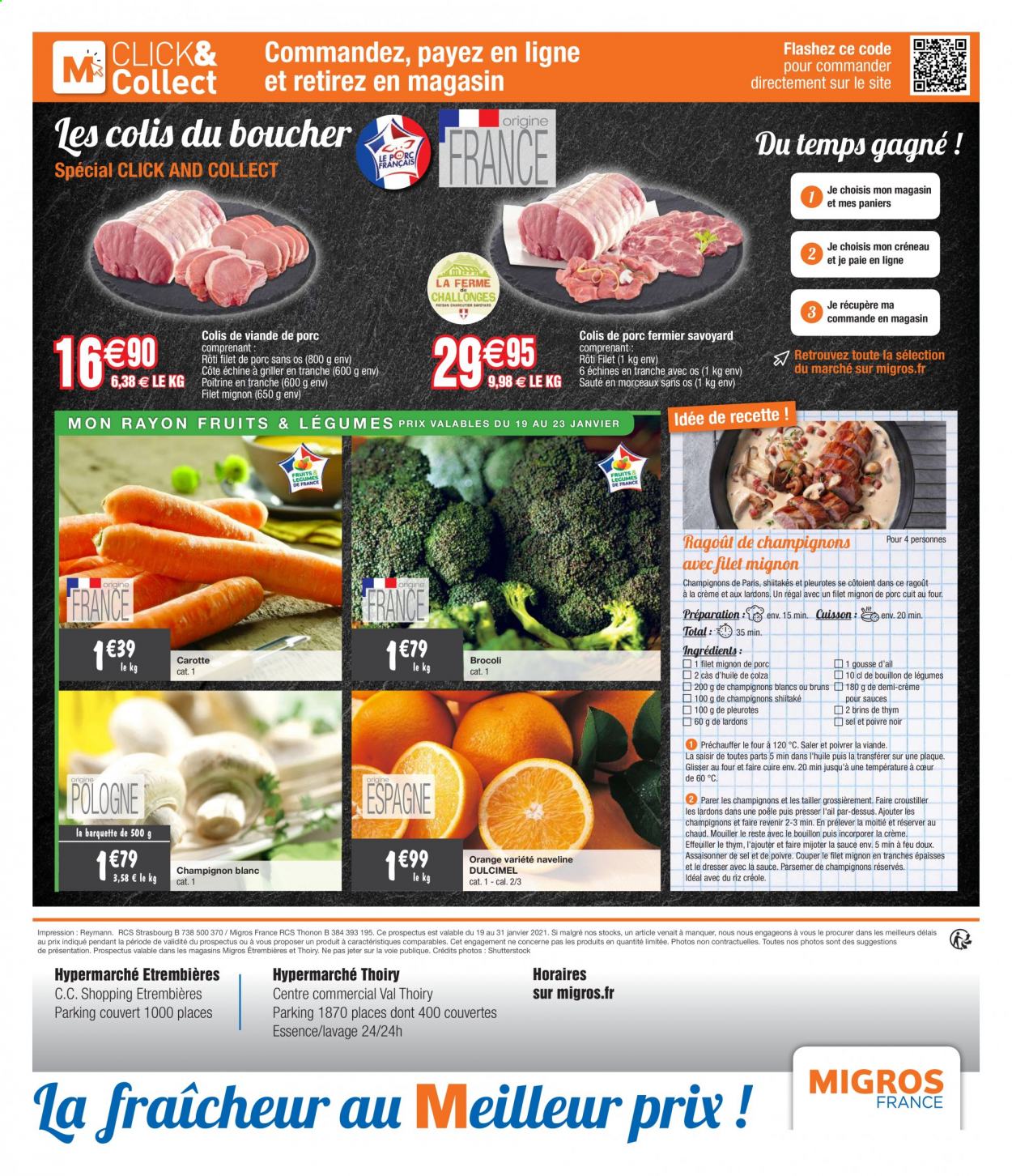 Catalogue Migros France - 19.01.2021 - 31.01.2021. 