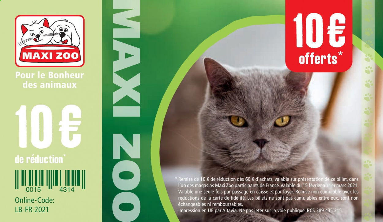 Catalogue Maxi ZOO - 15.02.2021 - 01.03.2021. 