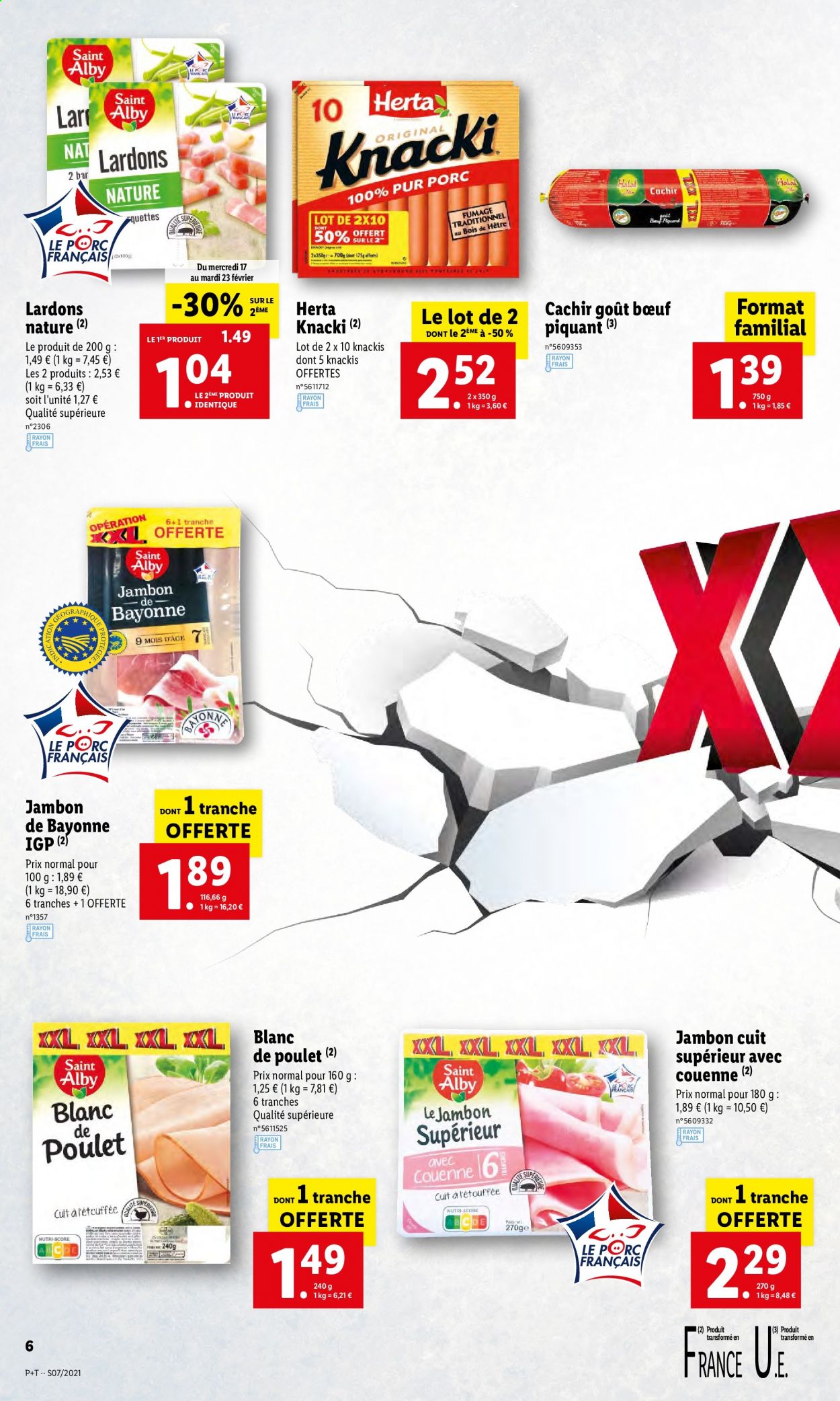 Catalogue Lidl - 17.02.2021 - 23.02.2021. Page 6.