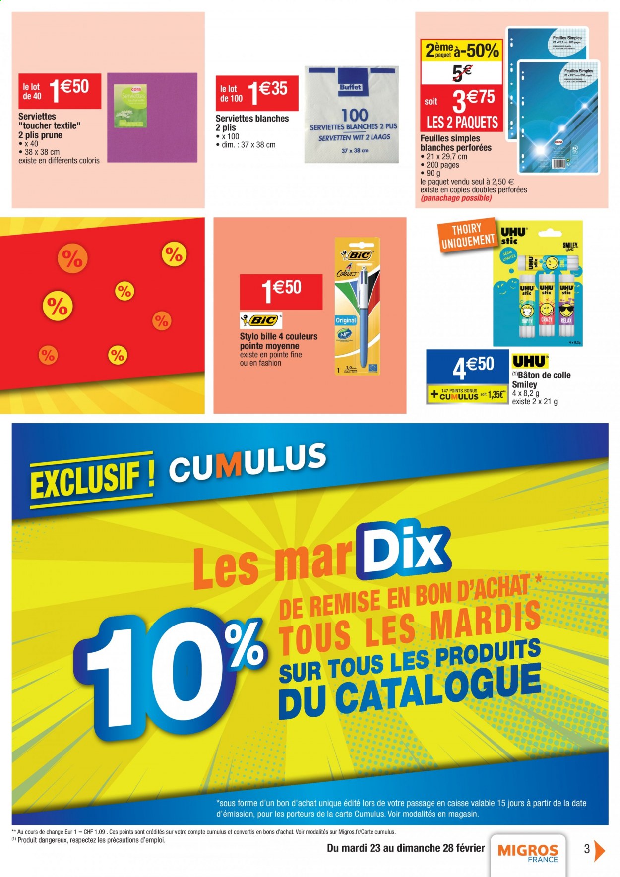 Catalogue Migros France - 23.02.2021 - 28.02.2021. 