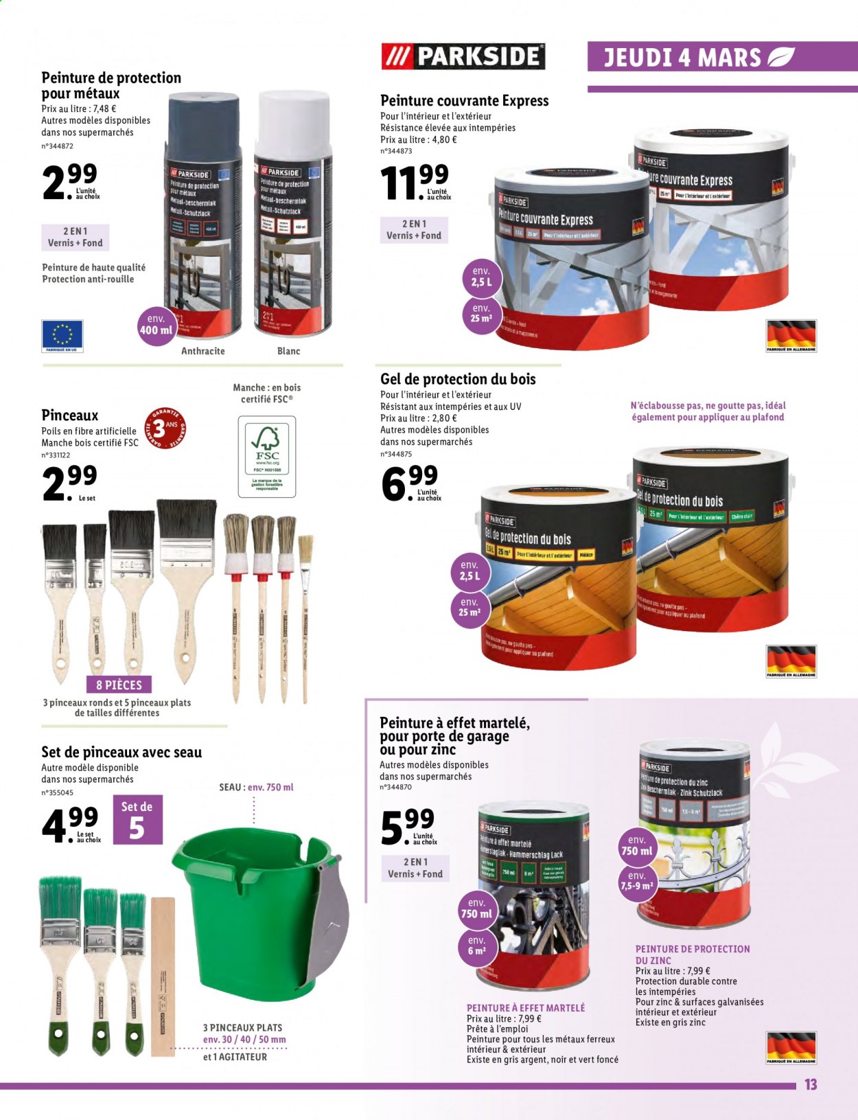 Catalogue Lidl - 04.03.2021 - 18.03.2021. Page 13.