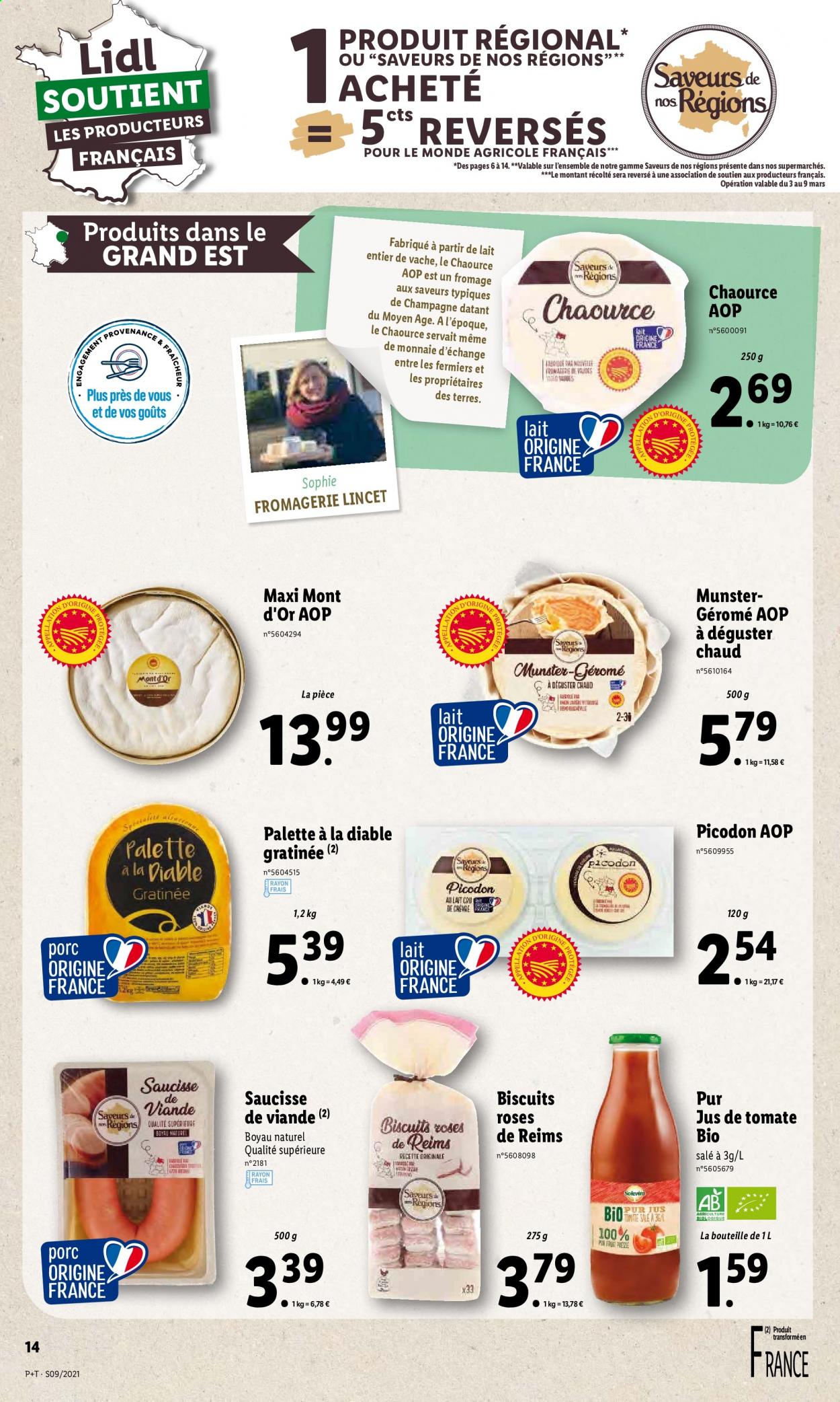 Catalogue Lidl - 03.03.2021 - 09.03.2021. Page 14.