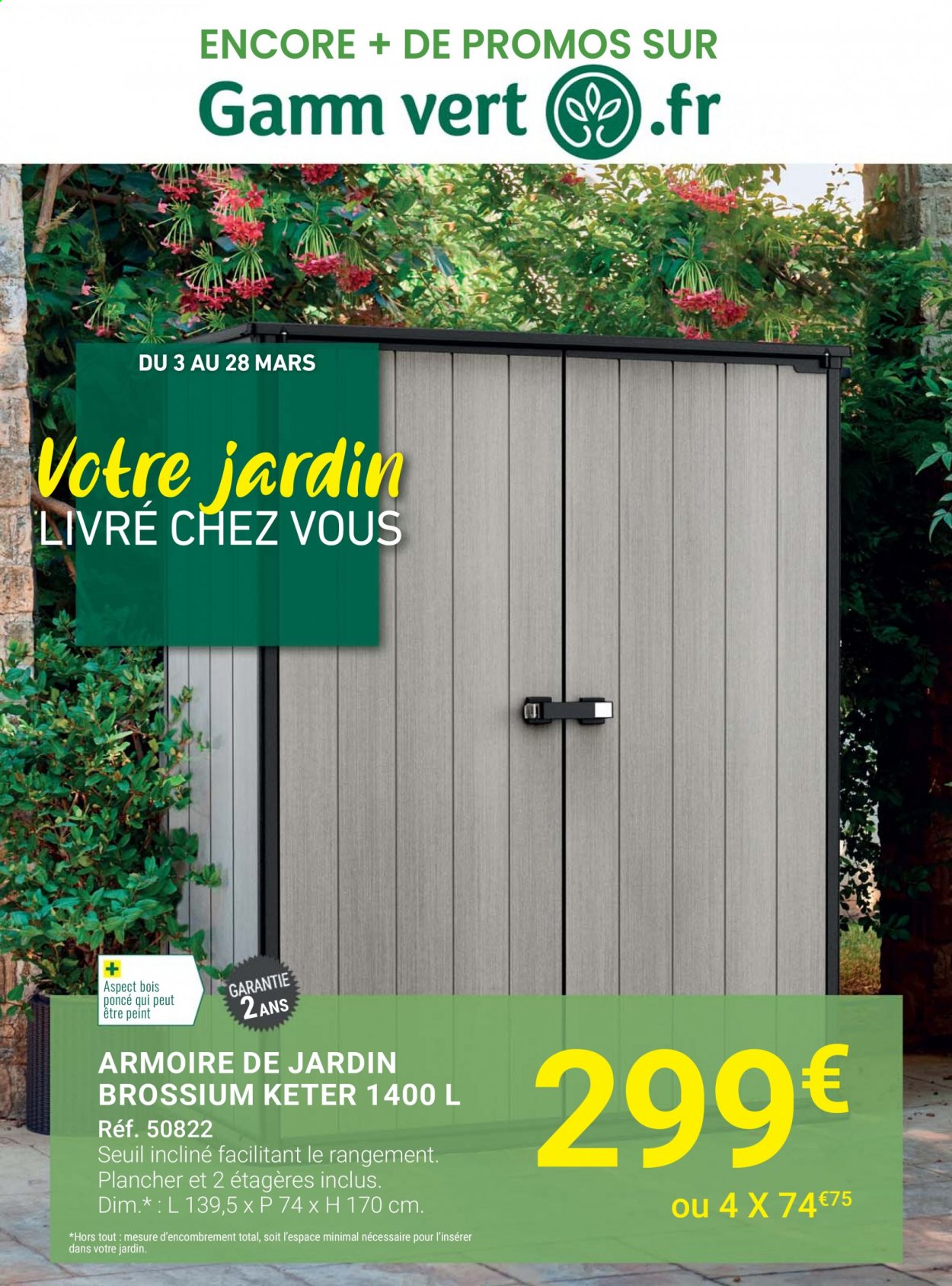Catalogue Gamm vert - 03.03.2021 - 28.03.2021. 