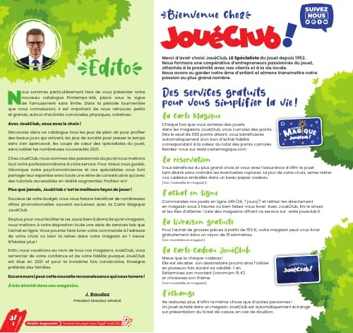 Catalogue JouéClub - 22.03.2021 - 31.08.2021. 