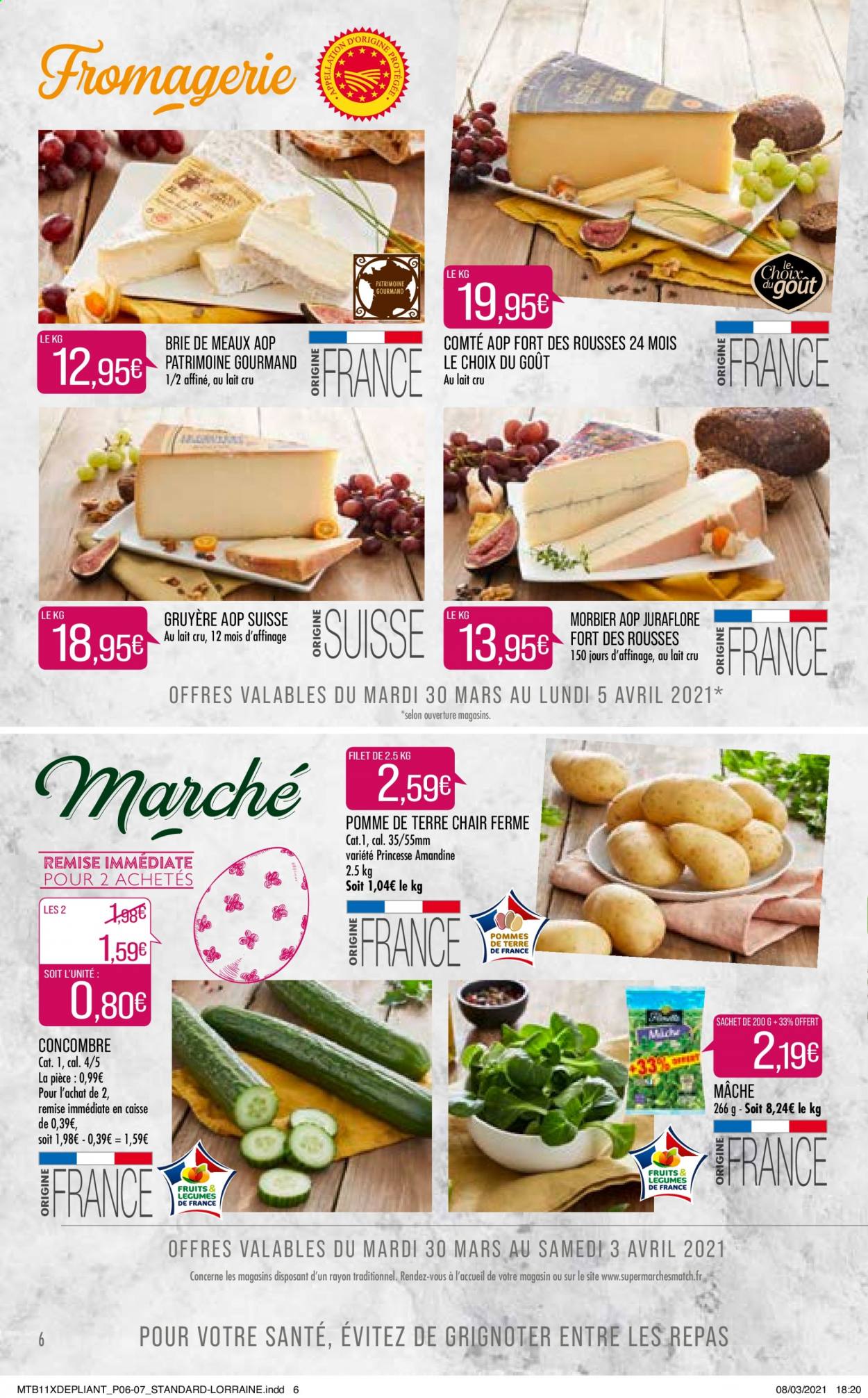 Catalogue Supermarché Match - 30.03.2021 - 05.04.2021. 