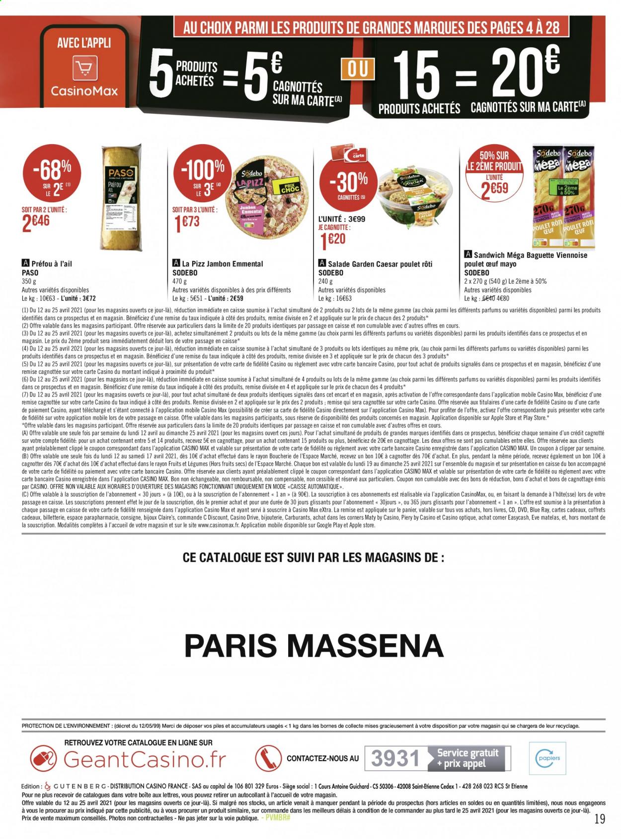 Catalogue Géant Casino - 12.04.2021 - 25.04.2021. 