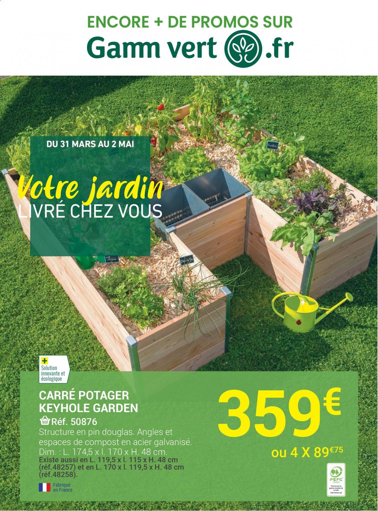 Catalogue Gamm vert - 31.03.2021 - 02.05.2021. 