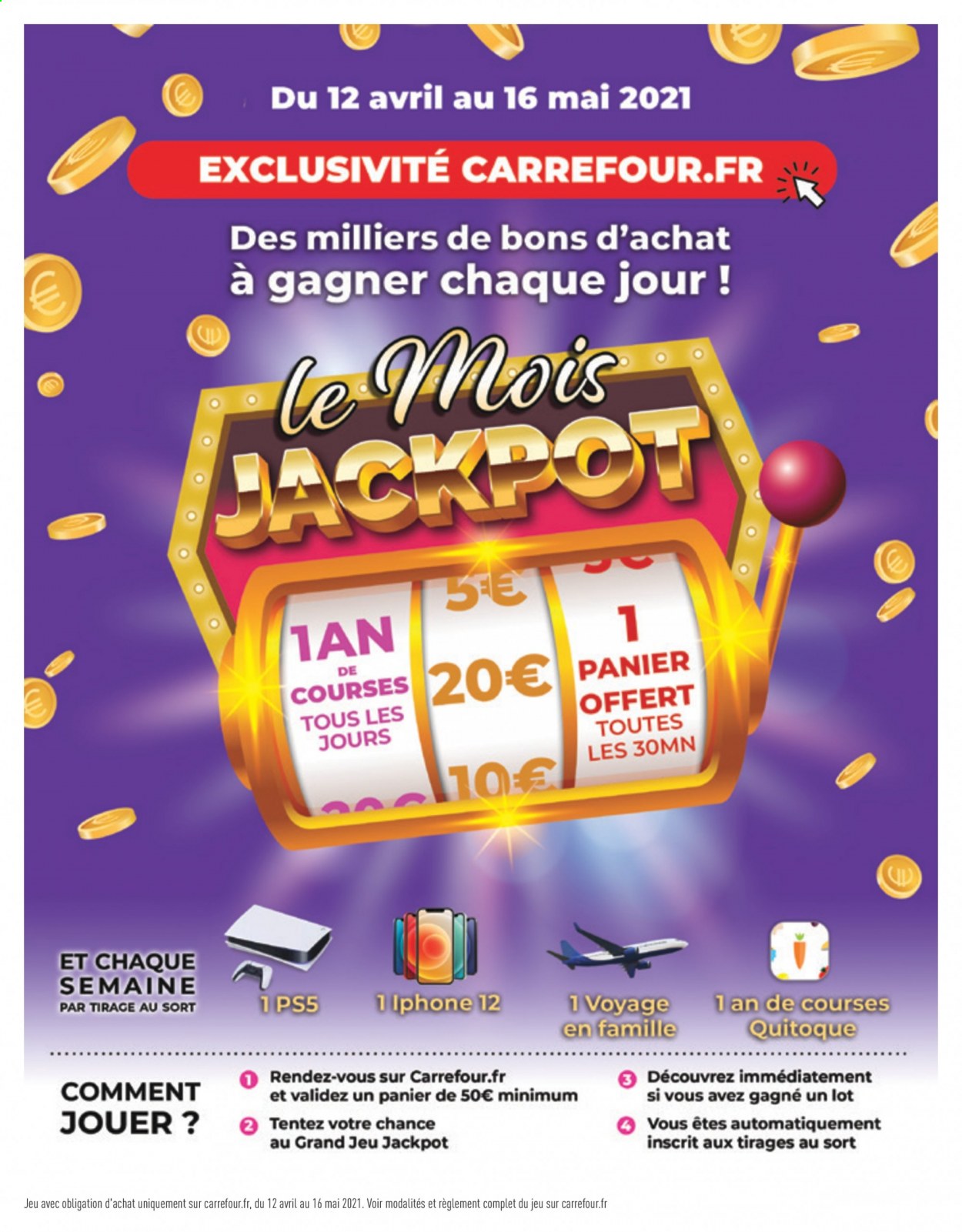 Catalogue Carrefour Hypermarchés - 26.04.2021 - 10.05.2021. 