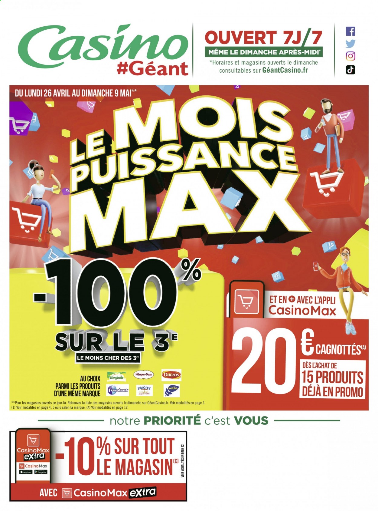 Catalogue Géant Casino - 26.04.2021 - 09.05.2021. 