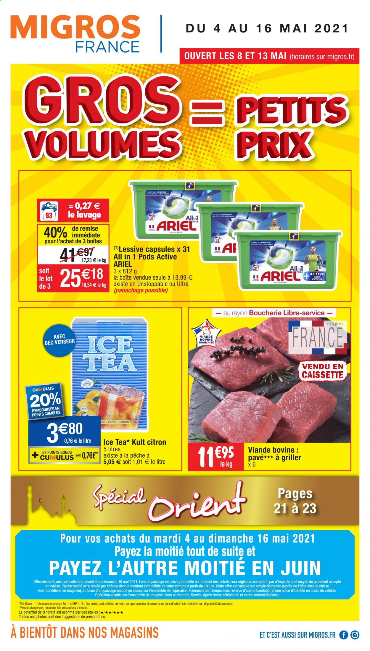 Catalogue Migros France - 04.05.2021 - 16.05.2021. 