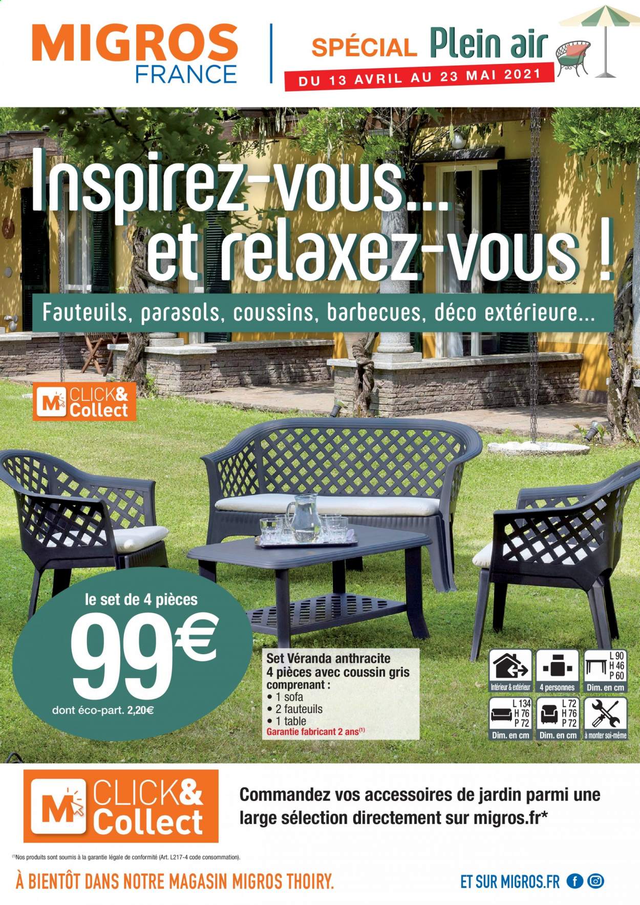 Catalogue Migros France - 13.04.2021 - 23.05.2021. 