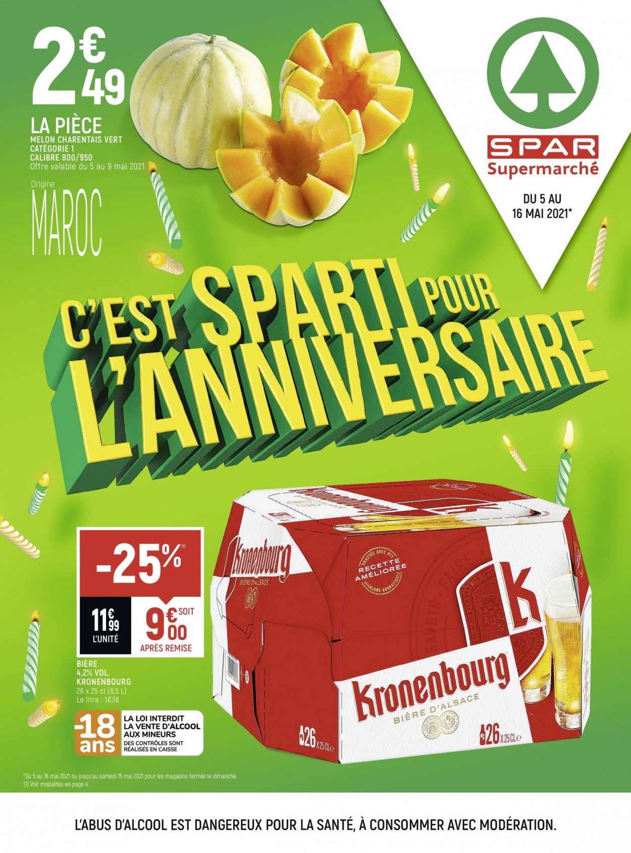 Catalogue Spar Supermarché - 05.05.2021 - 16.05.2021. 