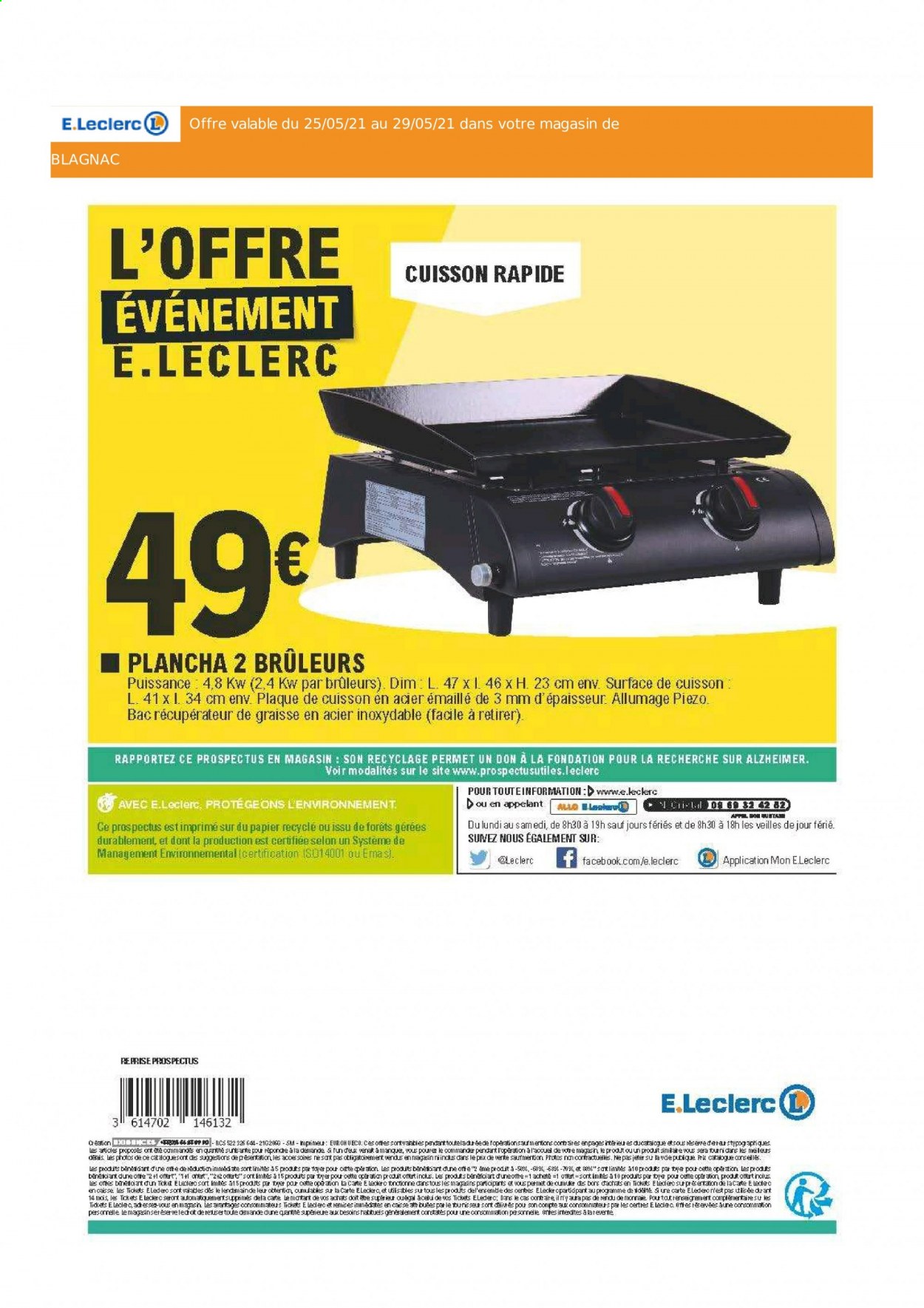 Catalogue E.Leclerc - 25.05.2021 - 29.05.2021. Page 32.