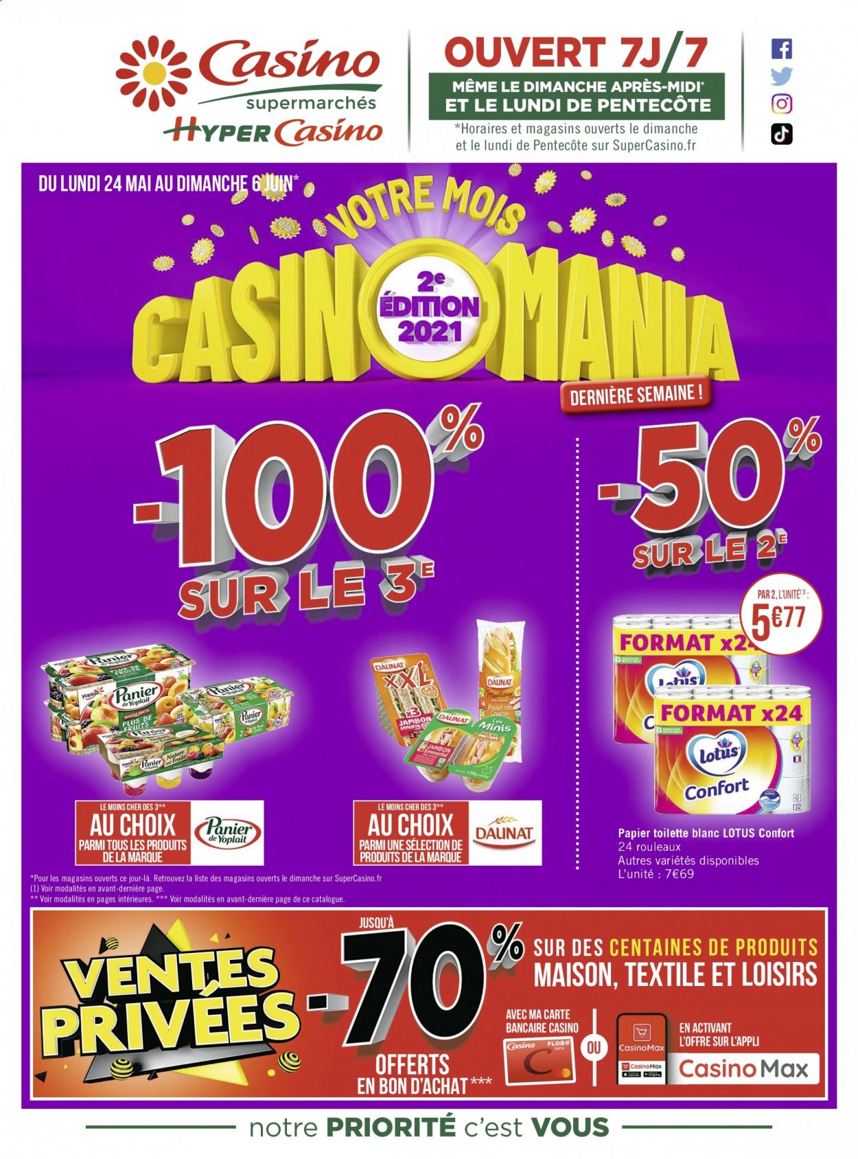 Catalogue Géant Casino - 24.05.2021 - 06.06.2021. 