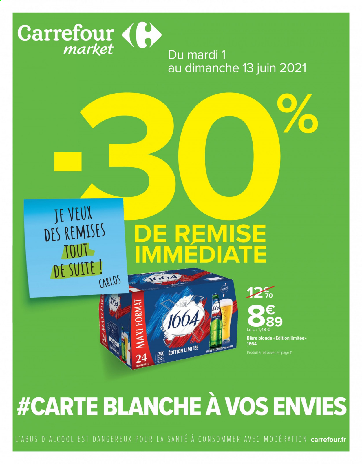 Catalogue Carrefour Market - 01.06.2021 - 13.06.2021. 