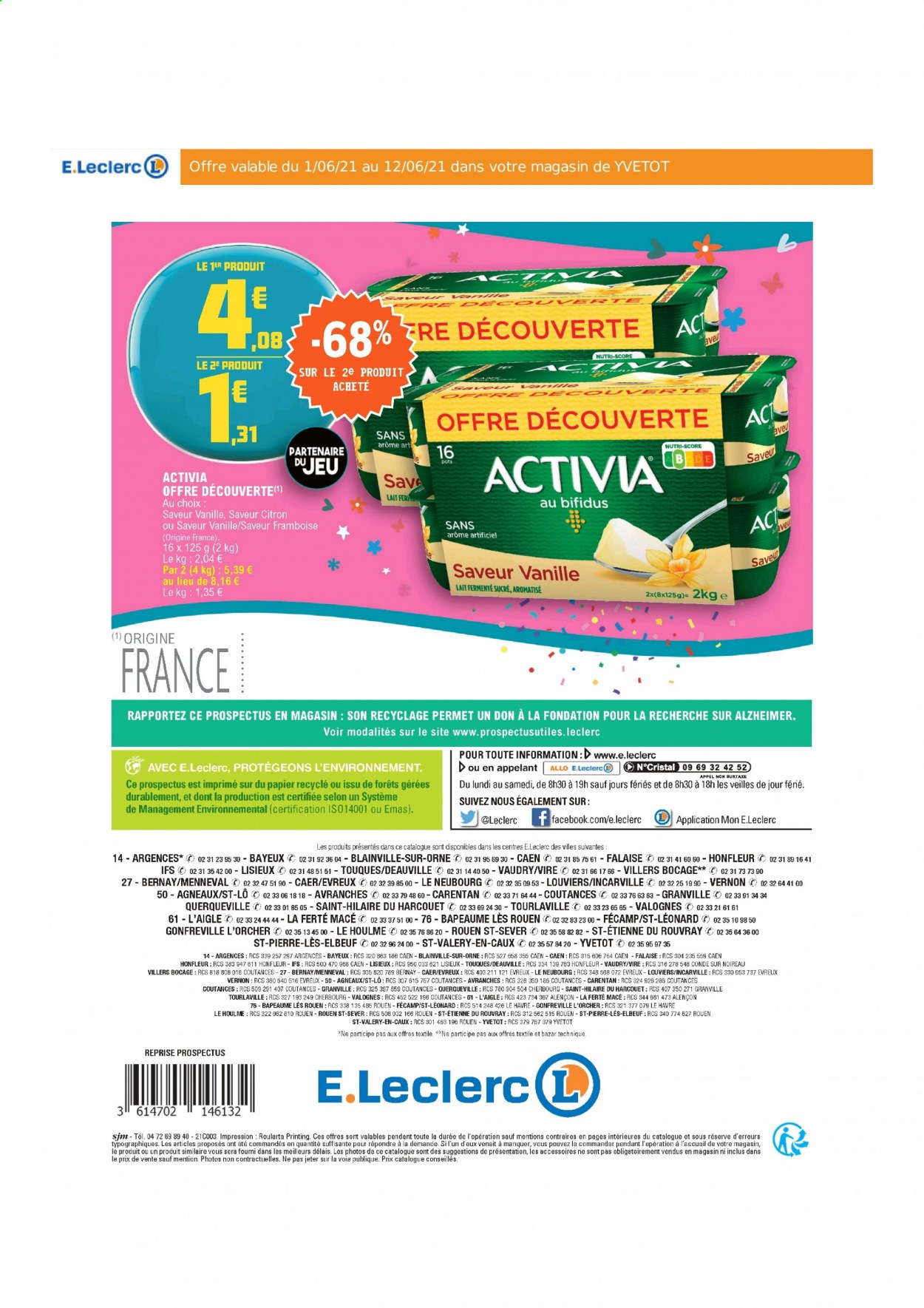Catalogue E.Leclerc - 01.06.2021 - 12.06.2021. Page 56.