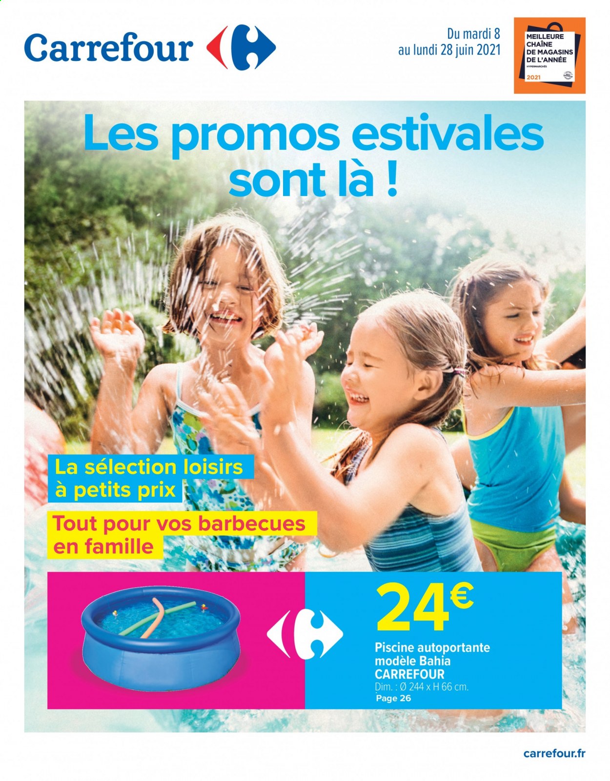 Catalogue Carrefour Hypermarchés - 08.06.2021 - 28.06.2021. 
