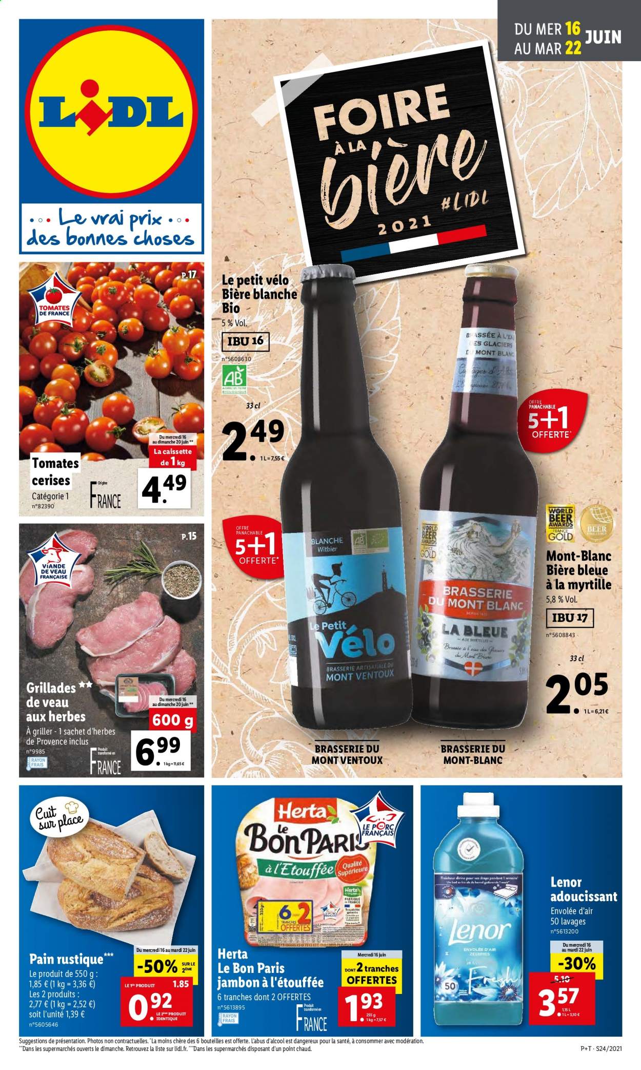 Catalogue Lidl - 16.06.2021 - 22.06.2021. Page 1.