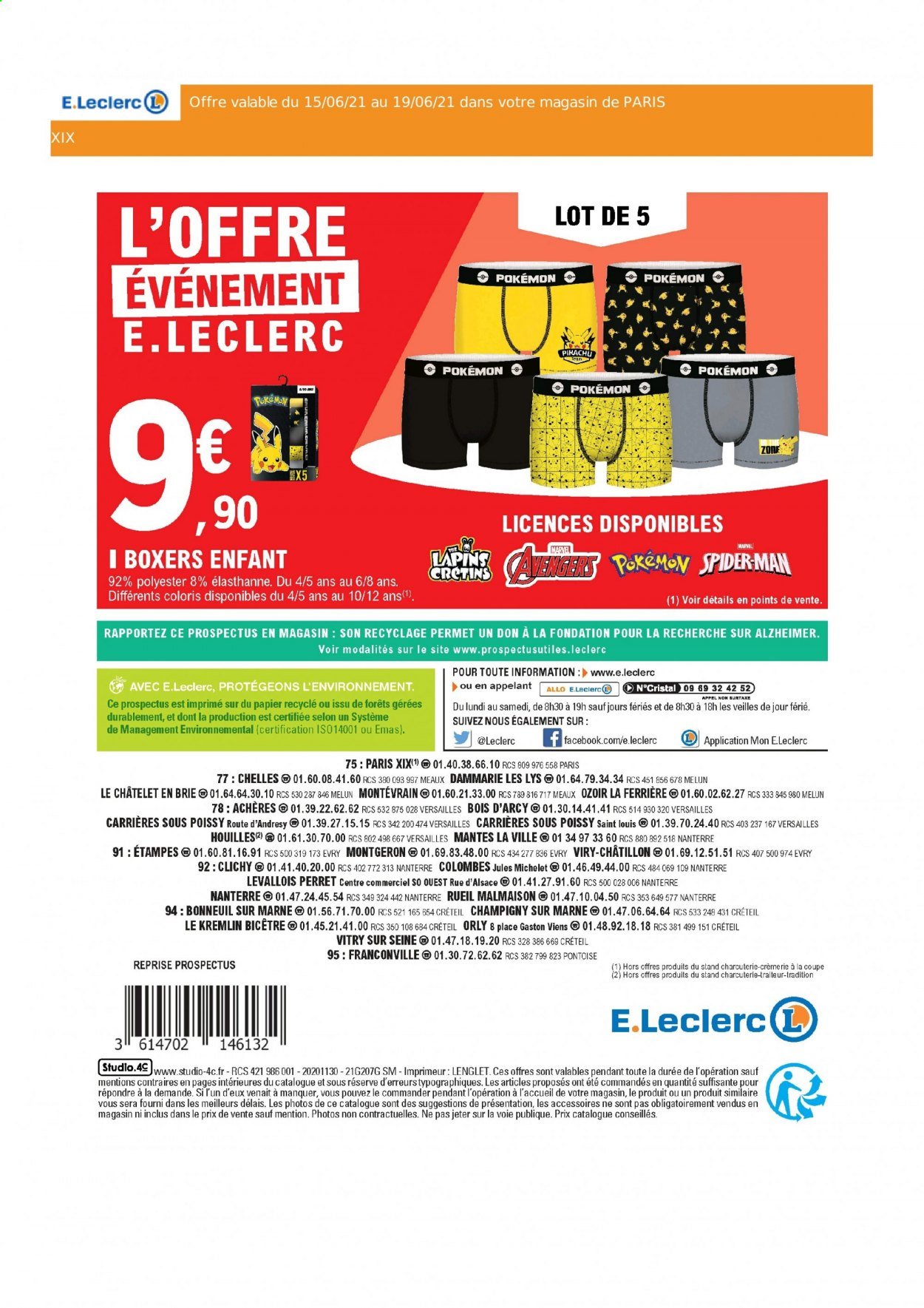 Catalogue E.Leclerc - 15.06.2021 - 19.06.2021. Page 20.