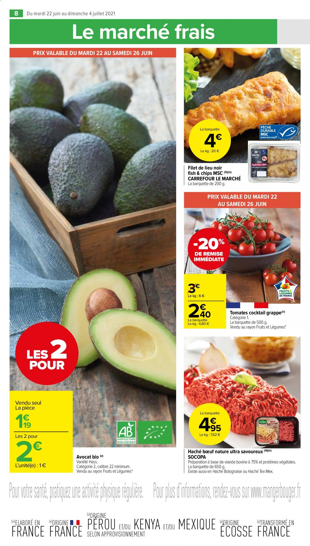 Catalogue Carrefour Market - 22.06.2021 - 04.07.2021. 
