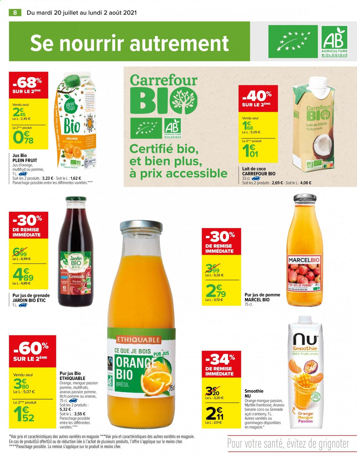 Catalogue Carrefour Hypermarchés - 20.07.2021 - 02.08.2021. 
