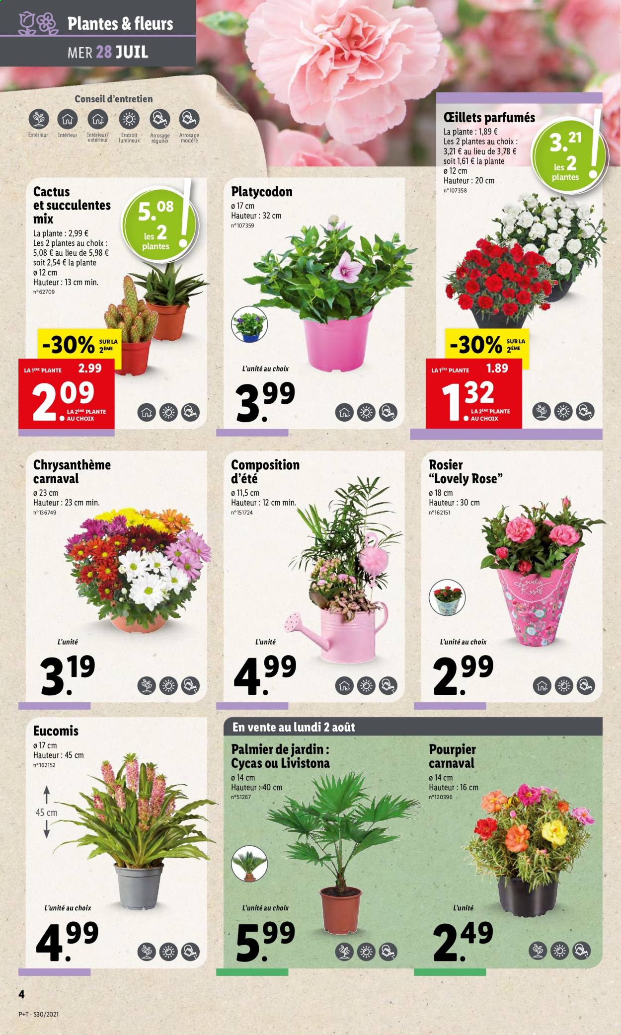 Catalogue Lidl - 28.07.2021 - 03.08.2021. Page 4.