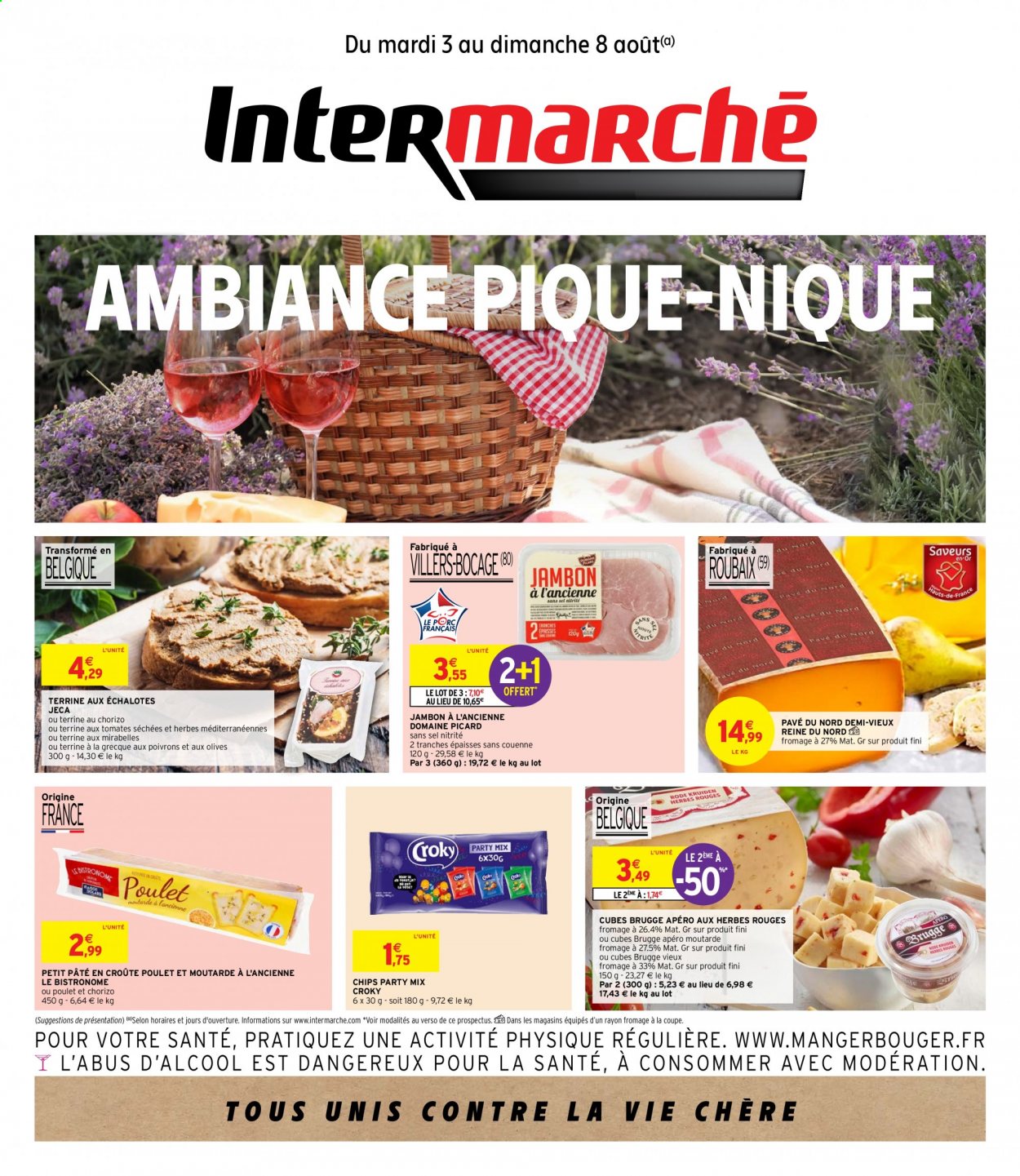 Catalogue Intermarché - 03.08.2021 - 08.08.2021. Page 1.