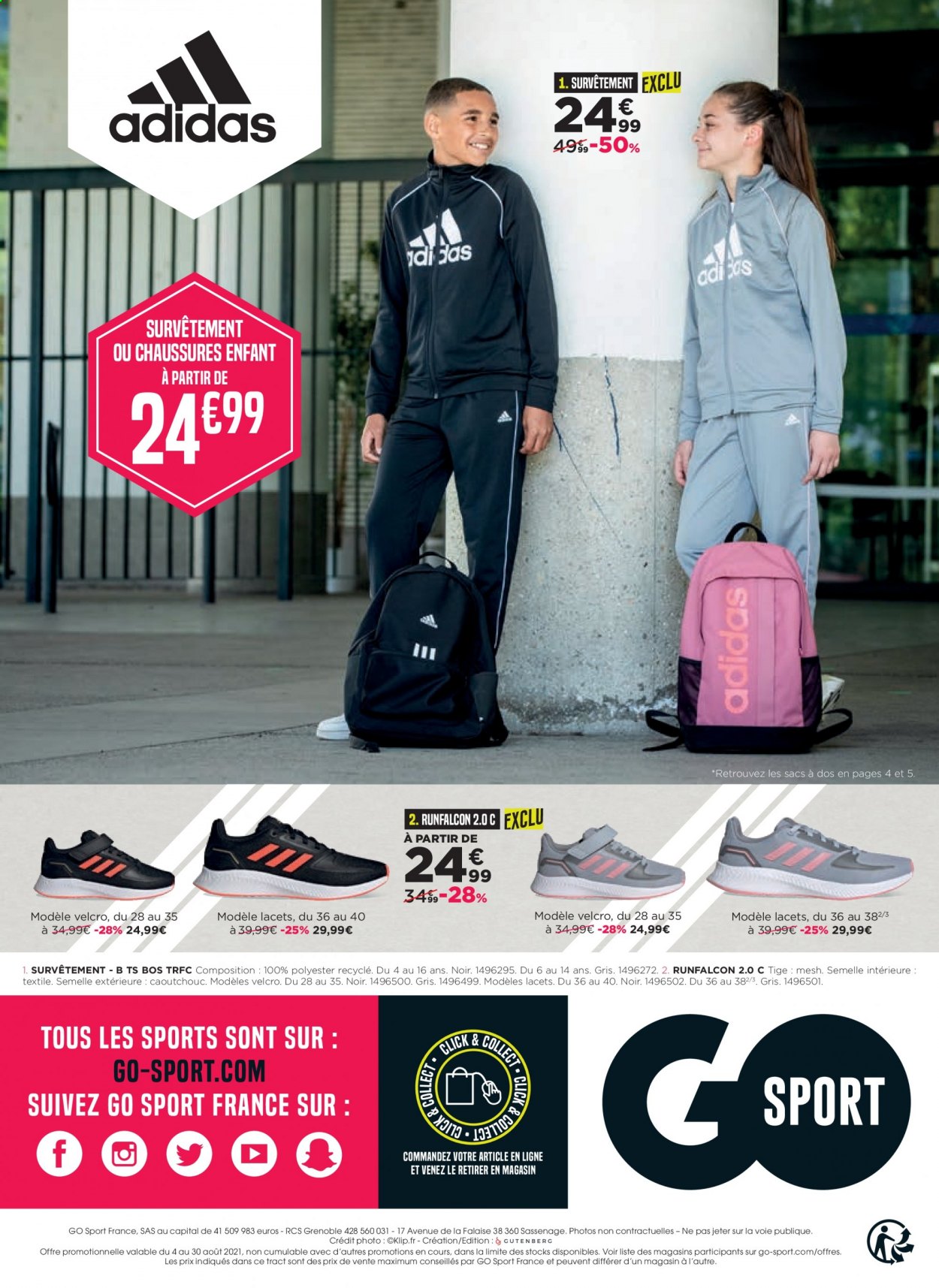 Catalogue Go Sport - 04.08.2021 - 30.08.2021. 