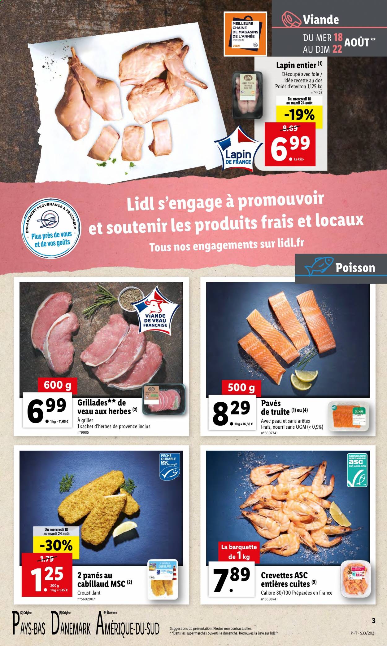 Catalogue Lidl - 18.08.2021 - 24.08.2021. Page 3.