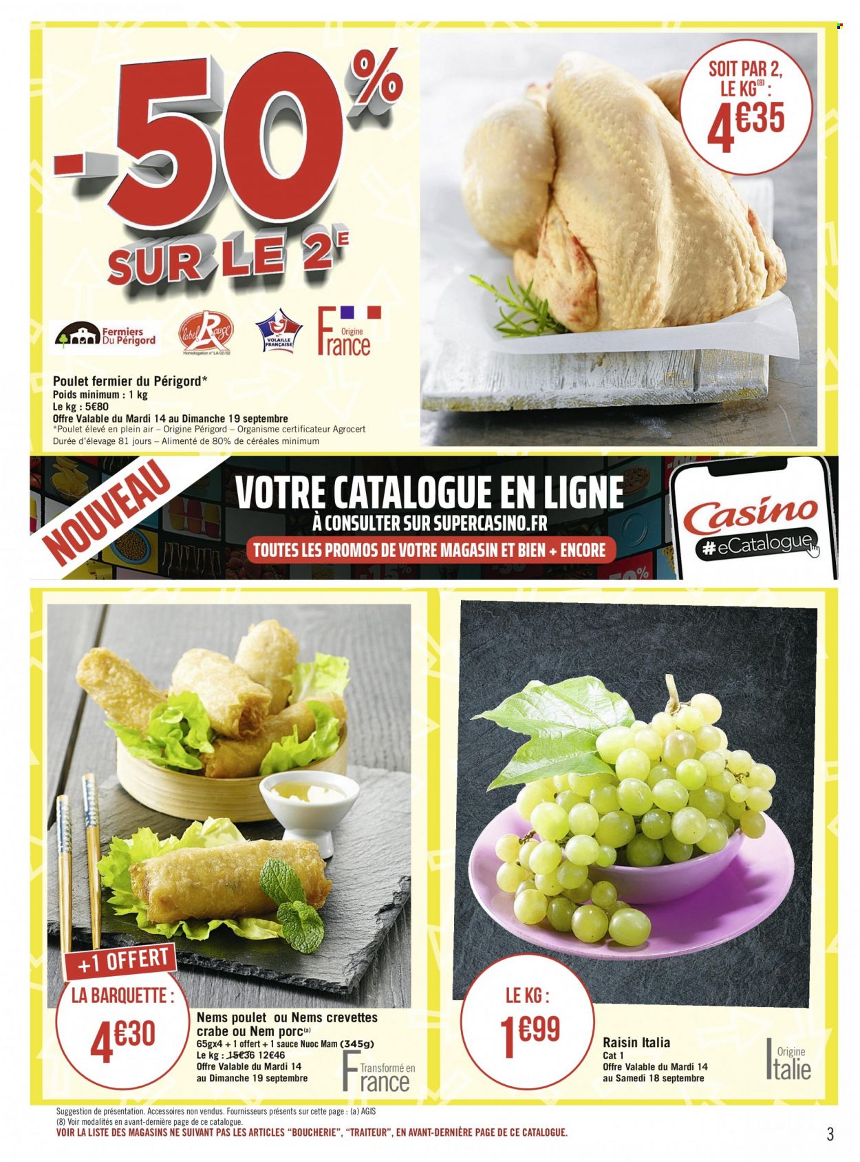 Catalogue Géant Casino - 13.09.2021 - 26.09.2021. 
