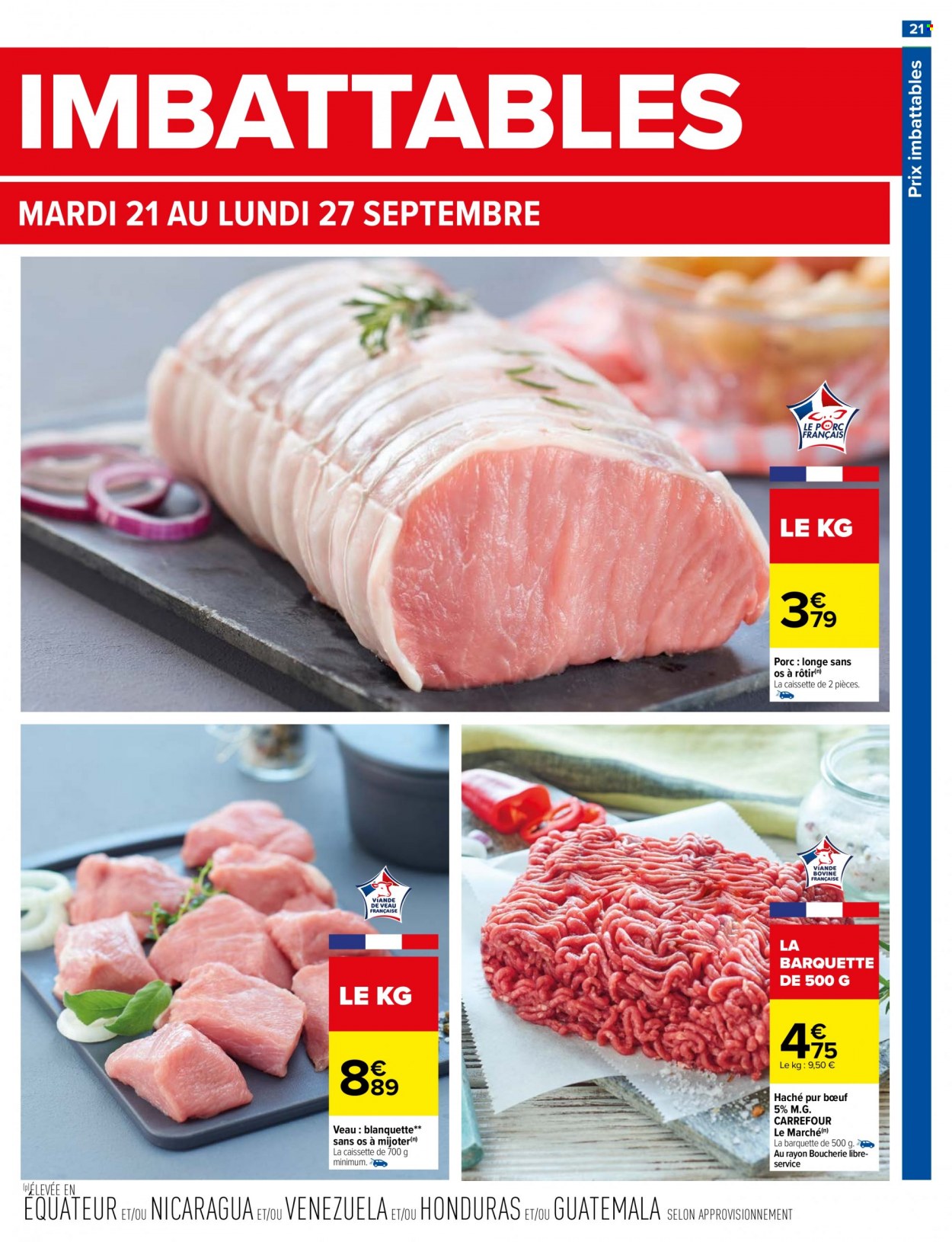 Catalogue Carrefour Hypermarchés - 21.09.2021 - 27.09.2021. 