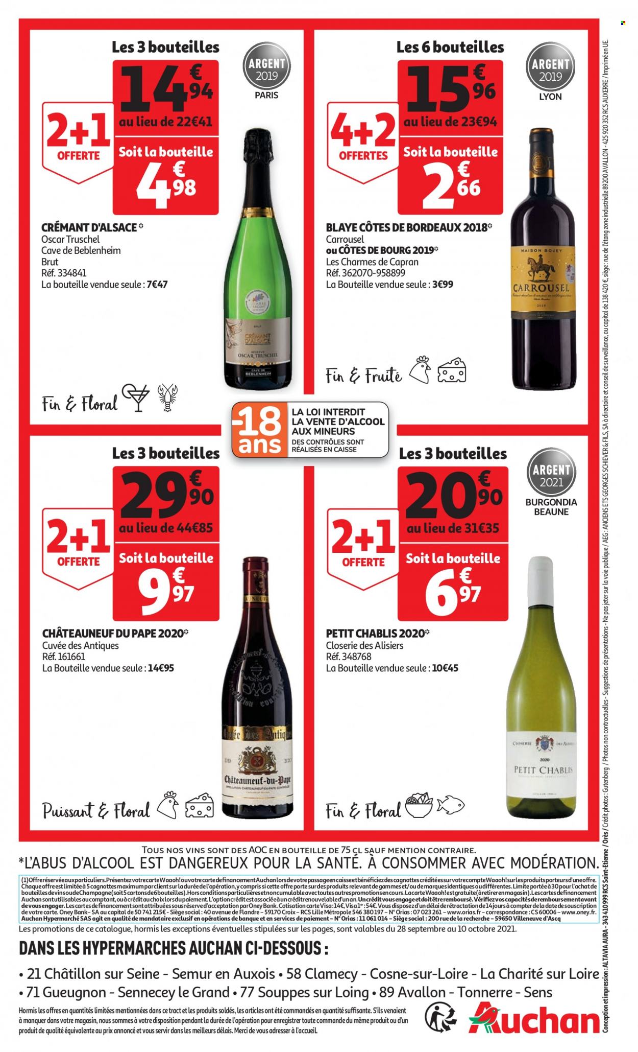 Catalogue Auchan - 28.09.2021 - 10.10.2021. 