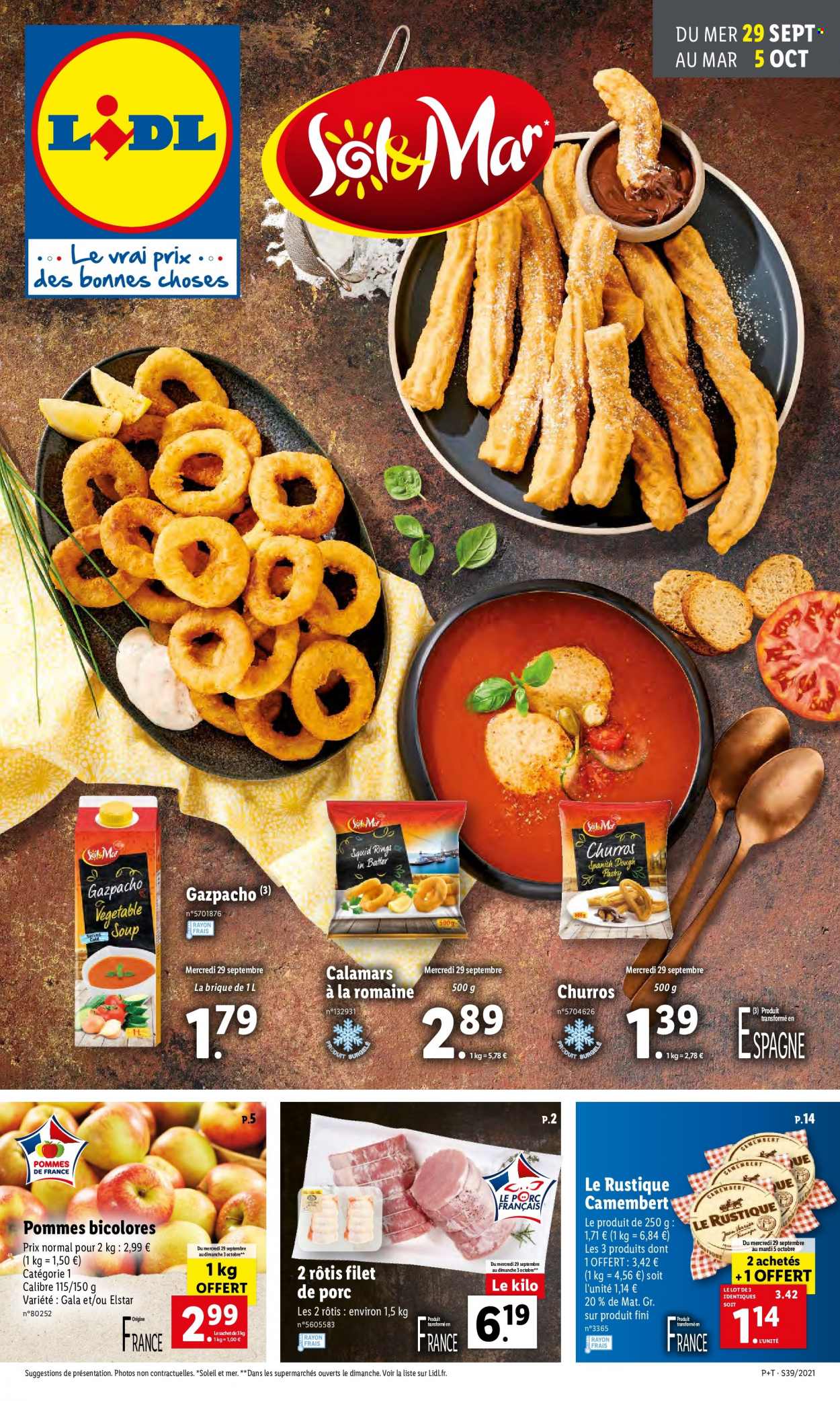 Catalogue Lidl - 29.09.2021 - 05.10.2021. Page 1.