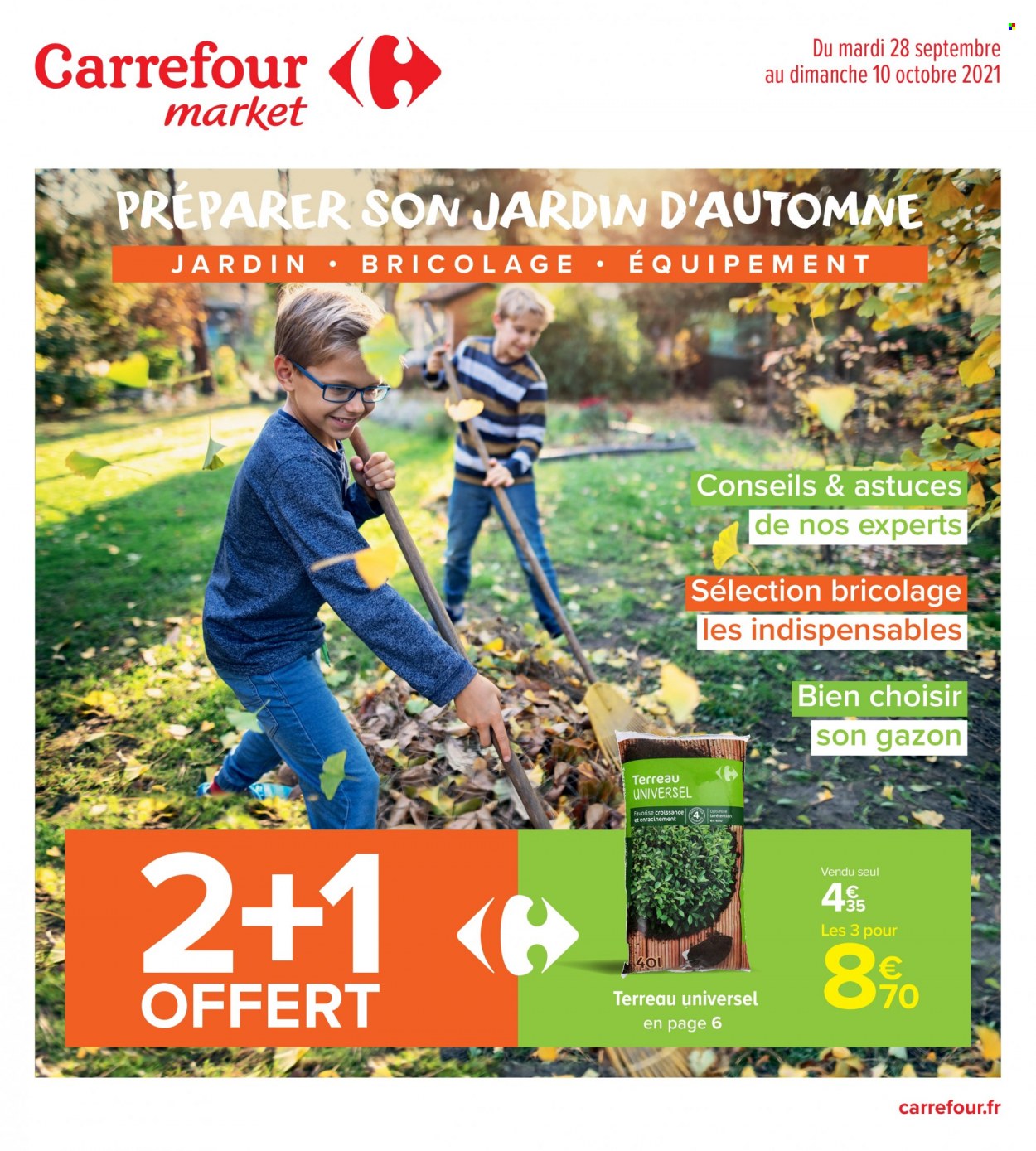 Catalogue Carrefour Market - 28.09.2021 - 10.10.2021. 
