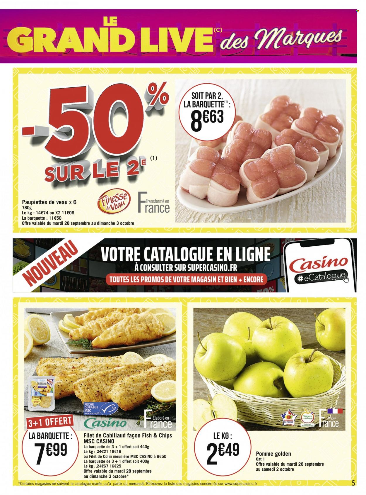 Catalogue Géant Casino - 27.09.2021 - 10.10.2021. 