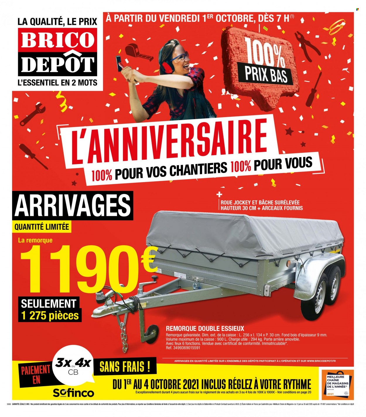 Catalogue Brico Dépôt - 01.10.2021 - 21.10.2021. 