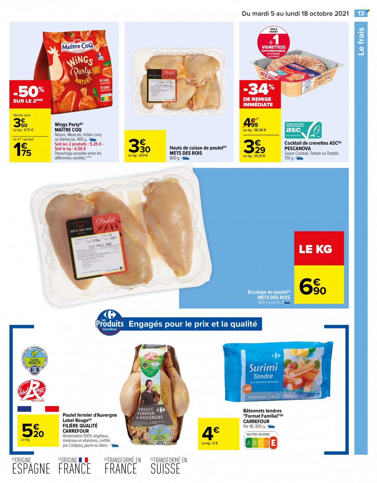 Catalogue Carrefour Hypermarchés - 05.10.2021 - 18.10.2021. 