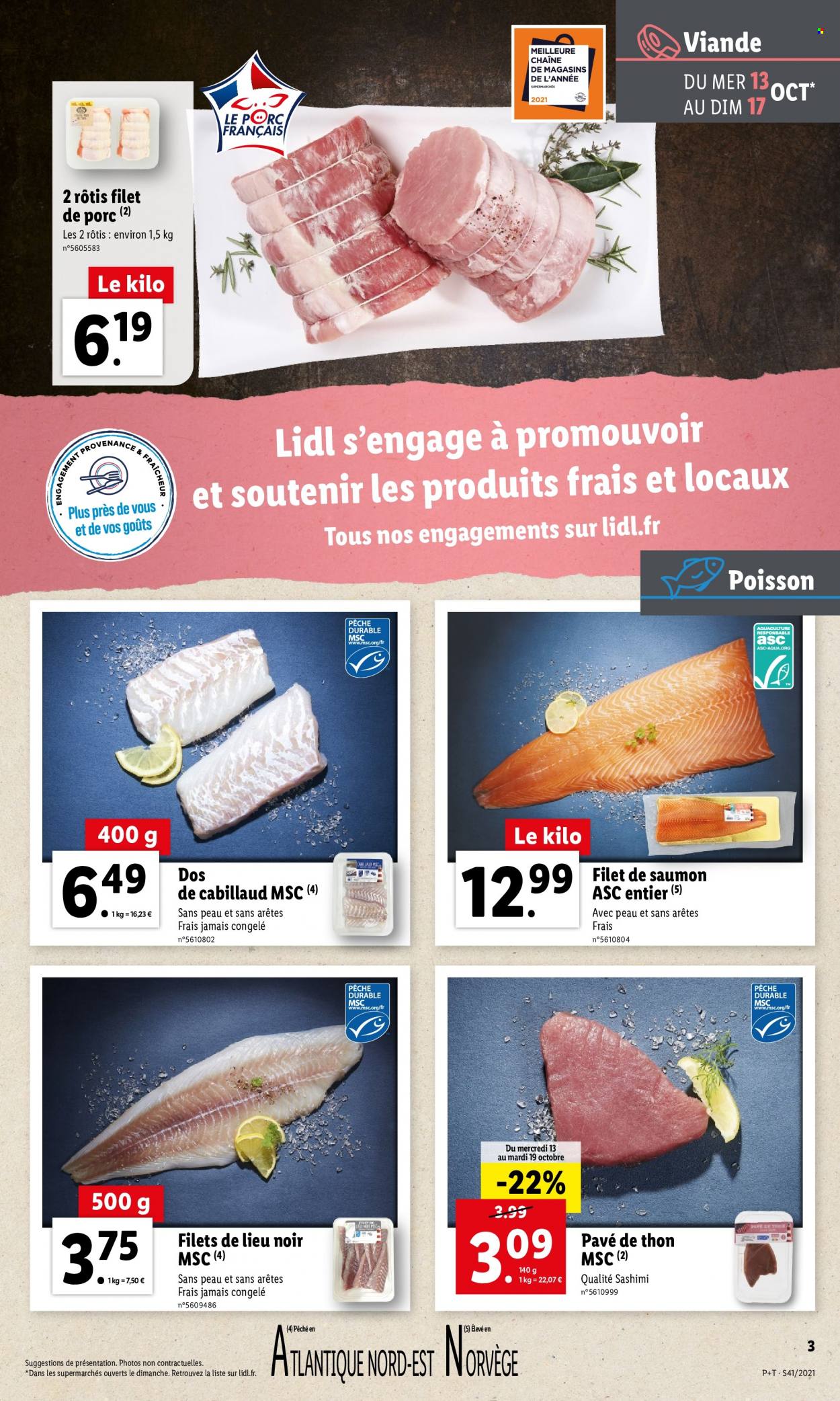 Catalogue Lidl - 13.10.2021 - 19.10.2021. Page 3.