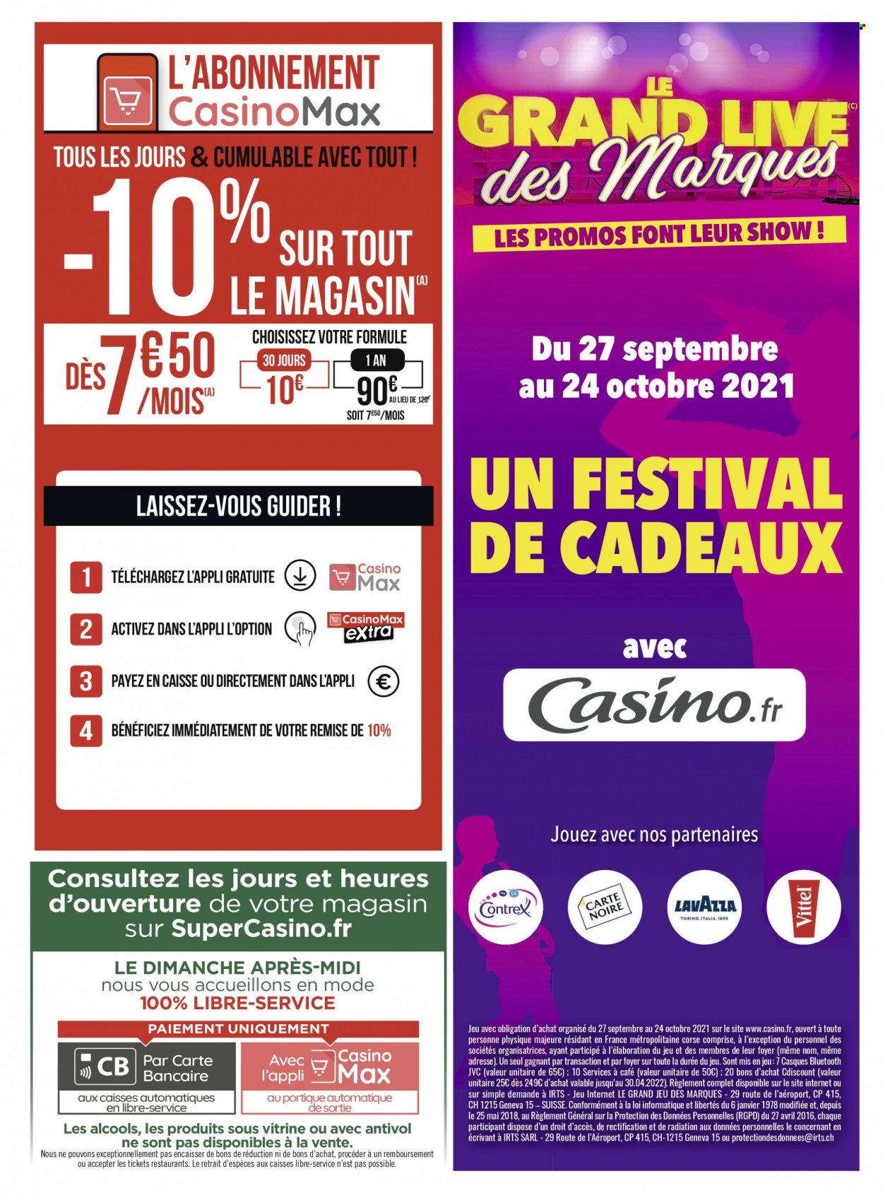 Catalogue Géant Casino - 11.10.2021 - 24.10.2021. 