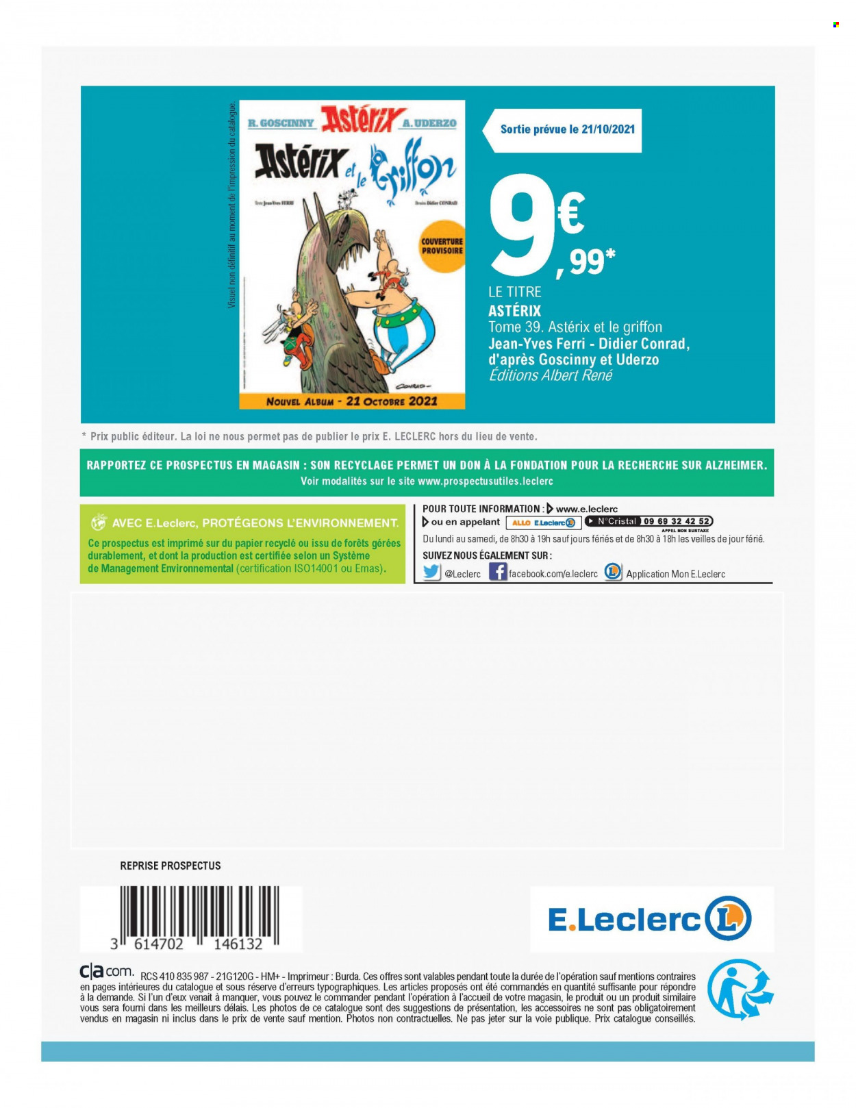 Catalogue E.Leclerc - 19.10.2021 - 30.10.2021. 