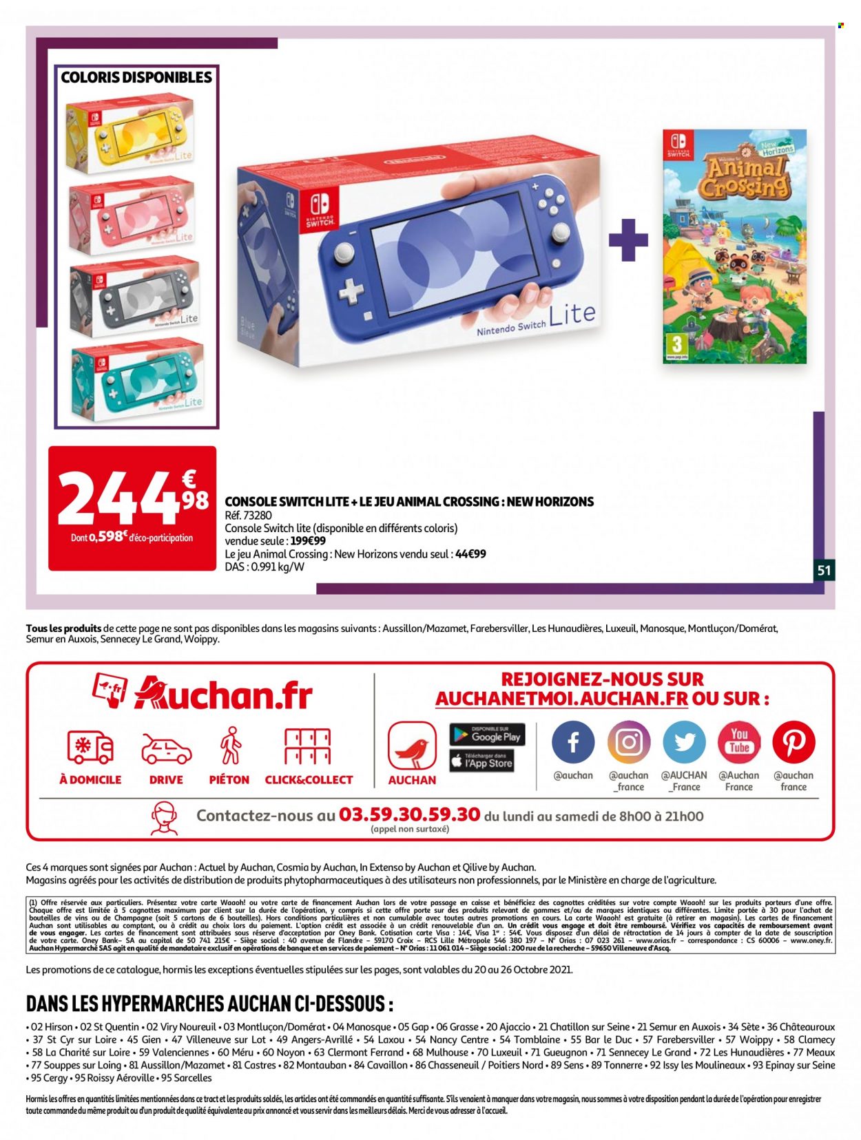 Catalogue Auchan - 20.10.2021 - 26.10.2021. 