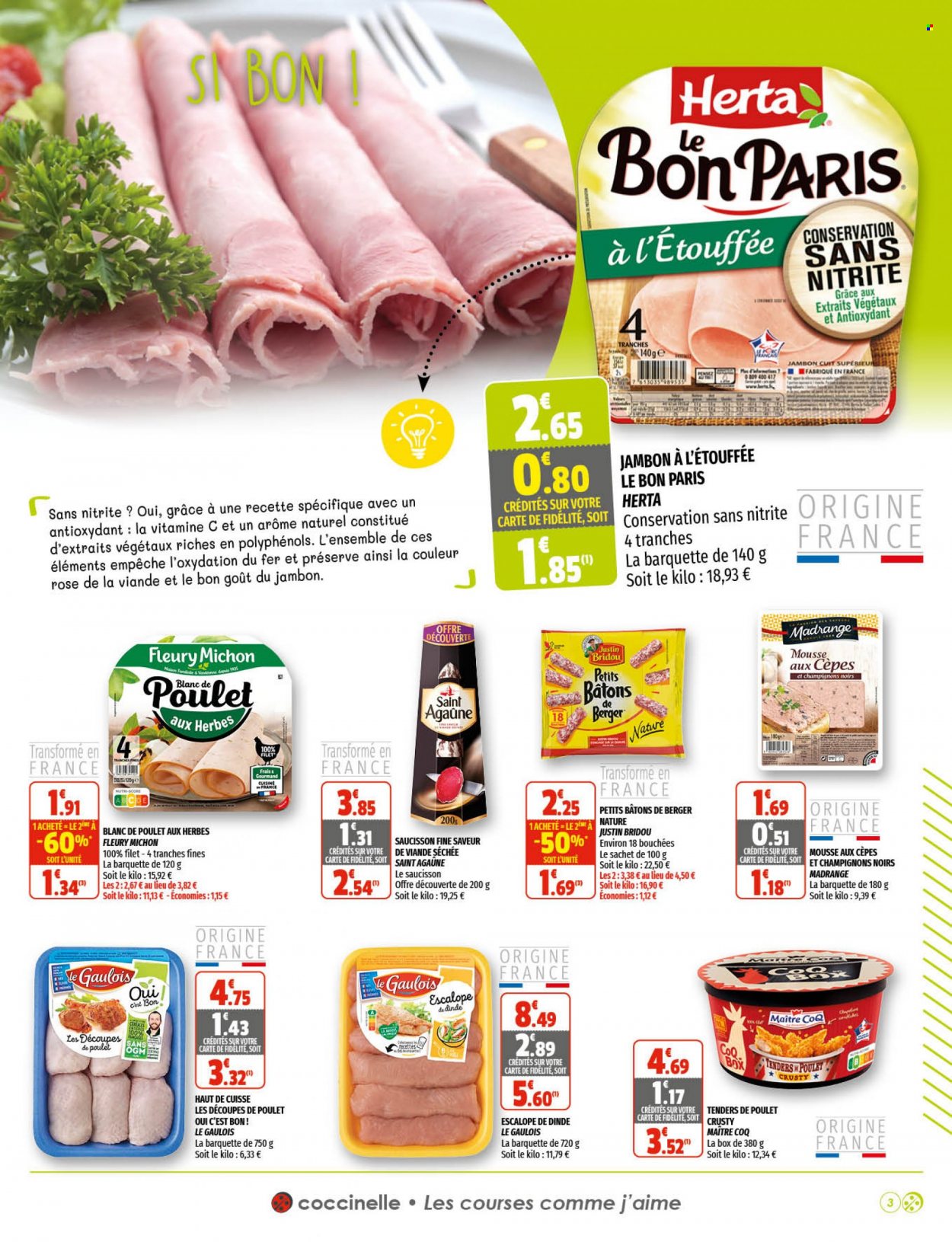 Catalogue Coccinelle Supermarché - 20.10.2021 - 31.10.2021. 