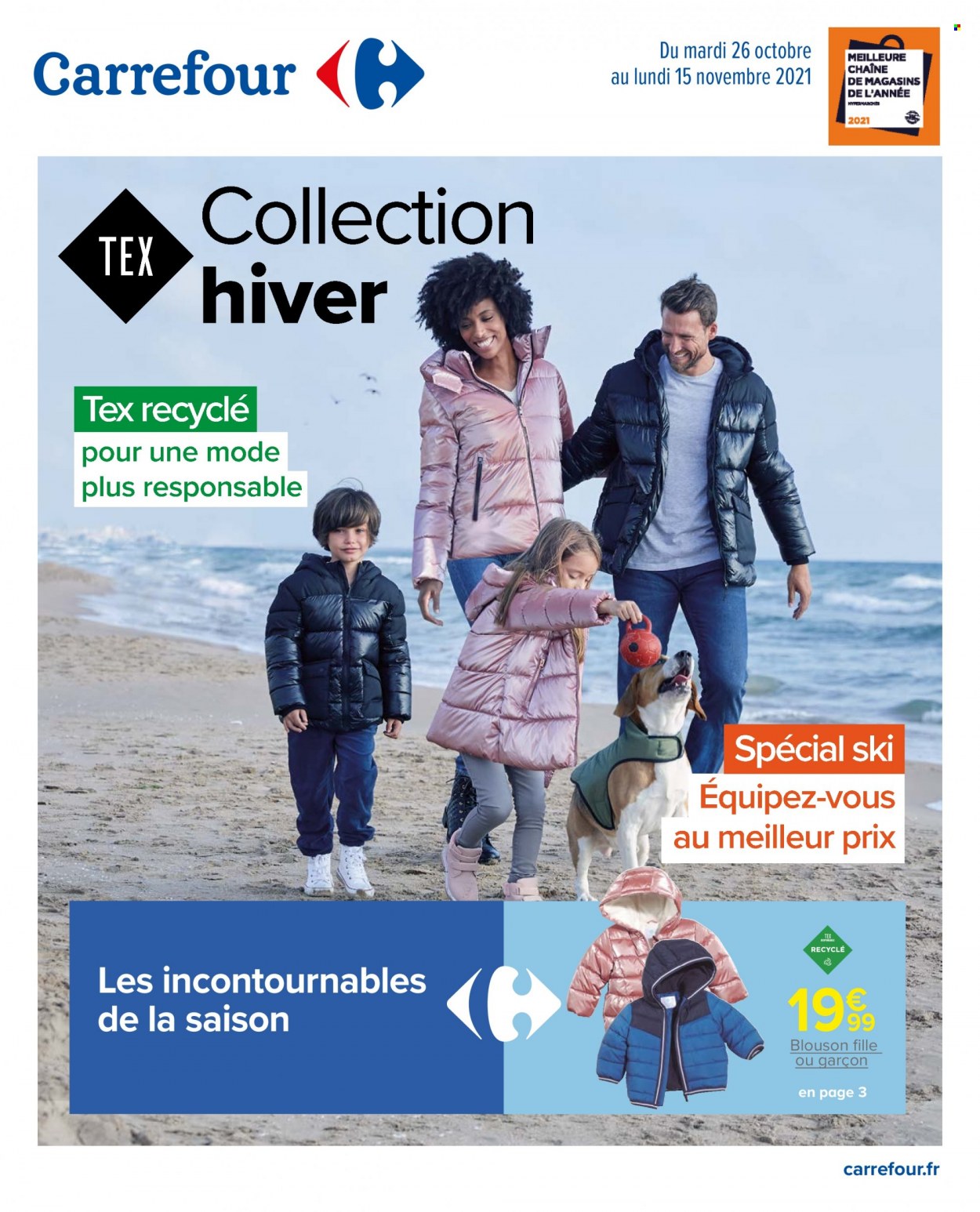 Catalogue Carrefour Hypermarchés - 26.10.2021 - 15.11.2021. 